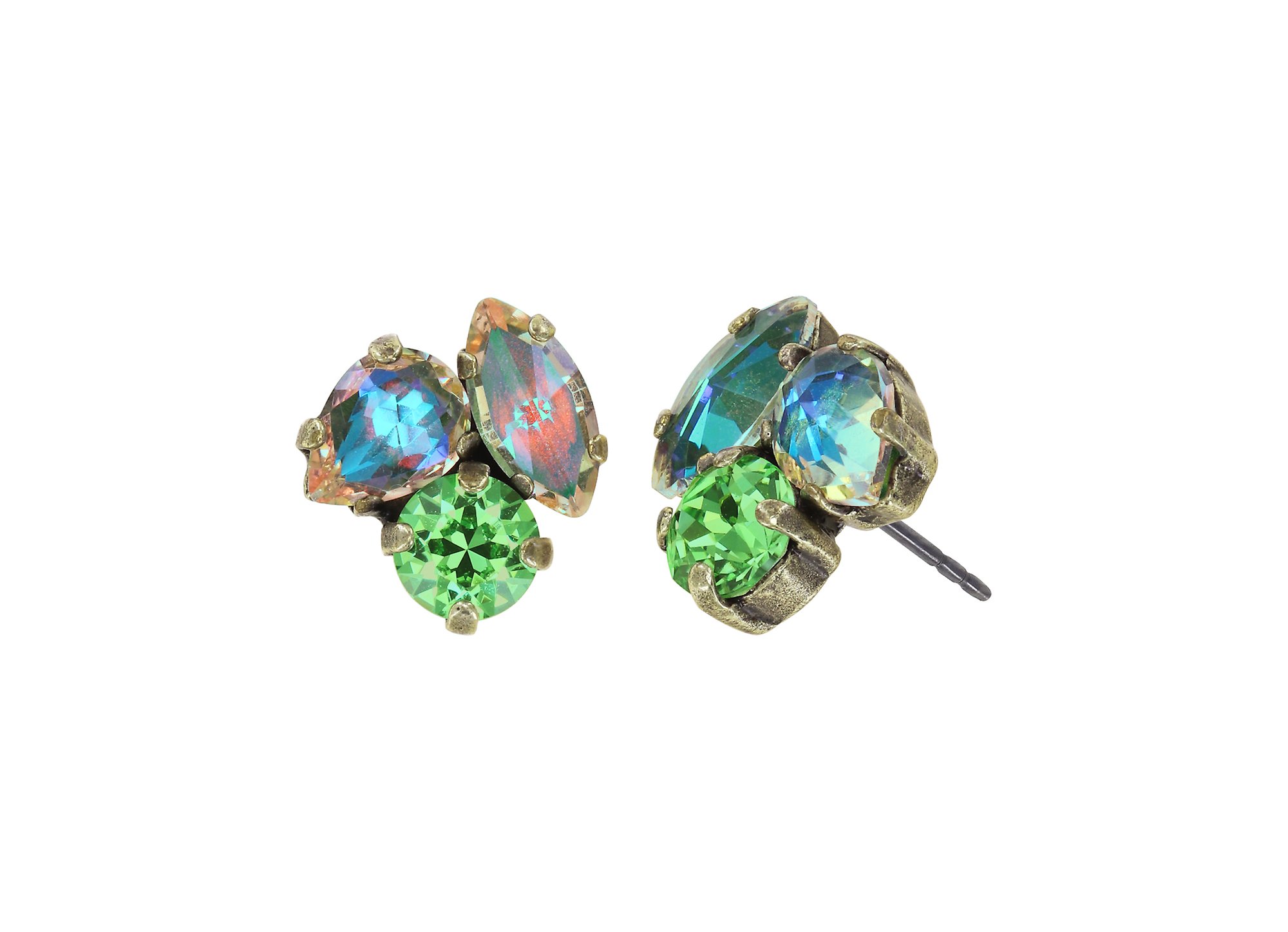 image for Earring stud Ballroom Green  