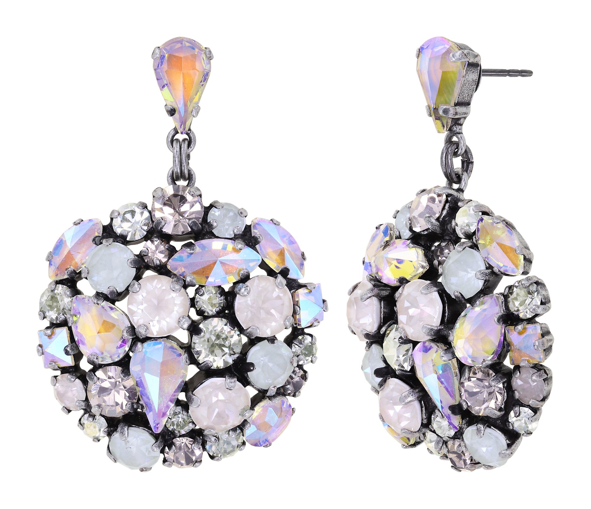 image pour Clou d'oreille pendant Ballroom Blanc  size M