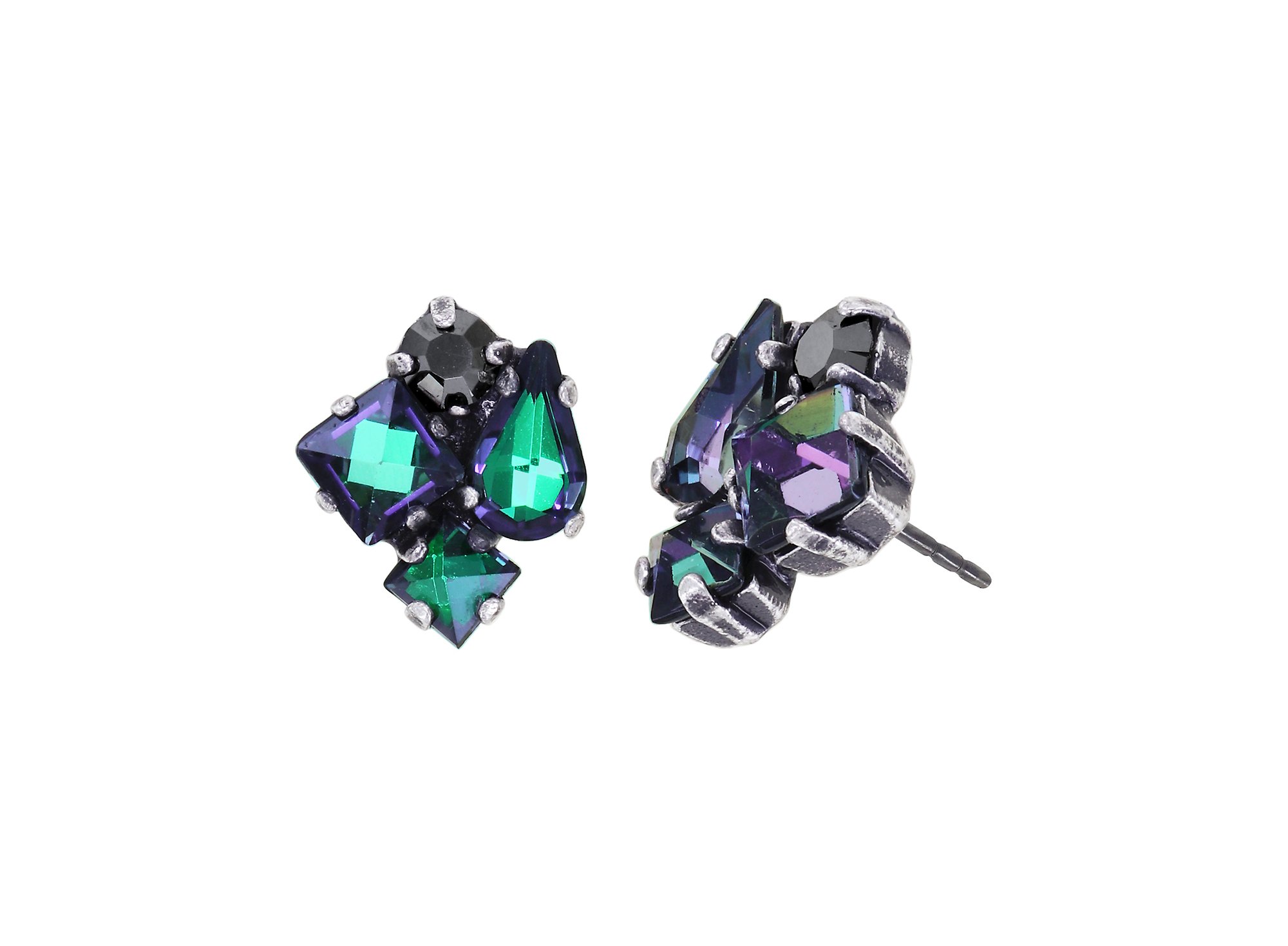 image for Earring Stud Ballroom Black  
