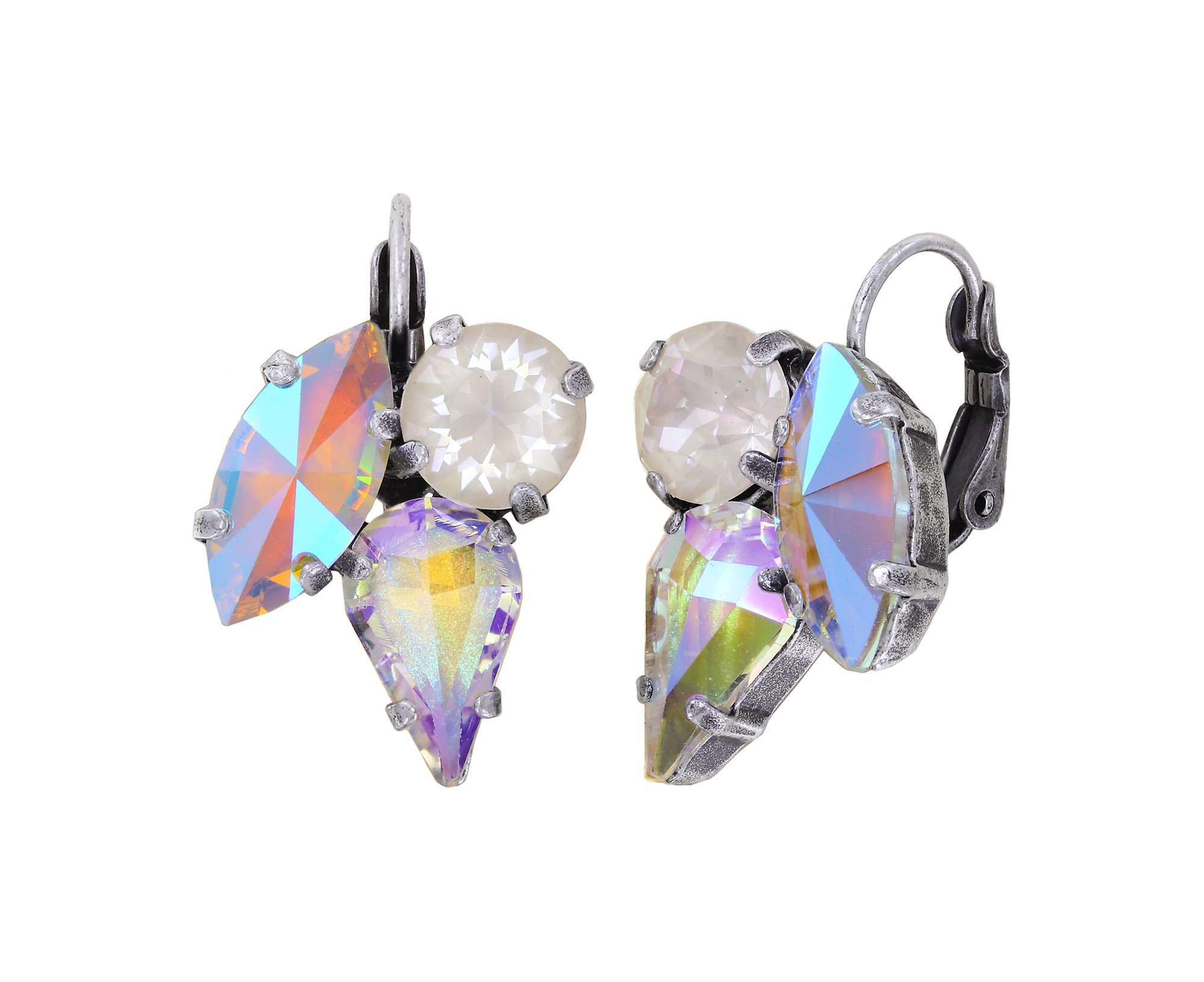 image for Earring Eurowire Ballroom White  