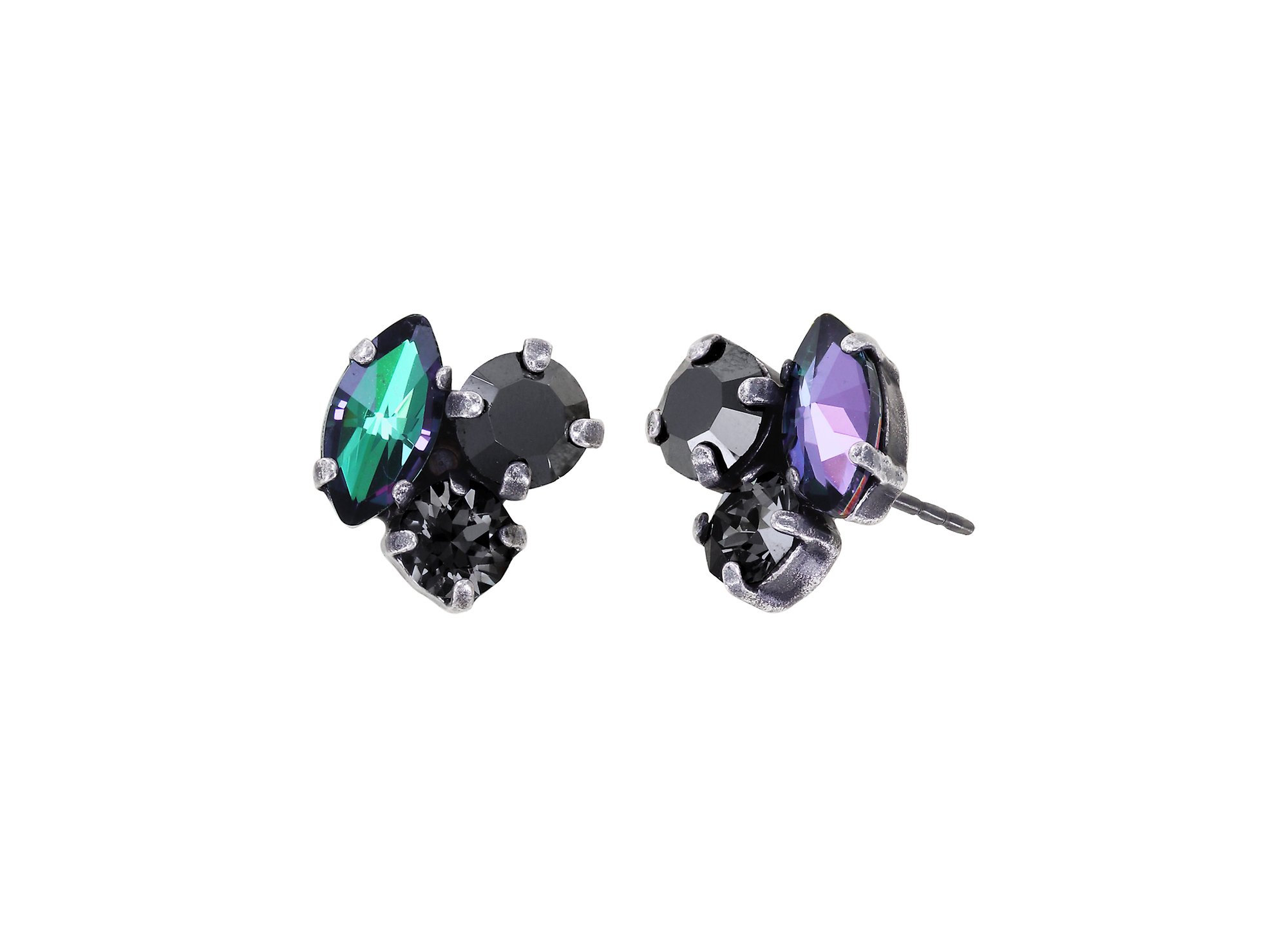 image for Earring Stud Ballroom Black  