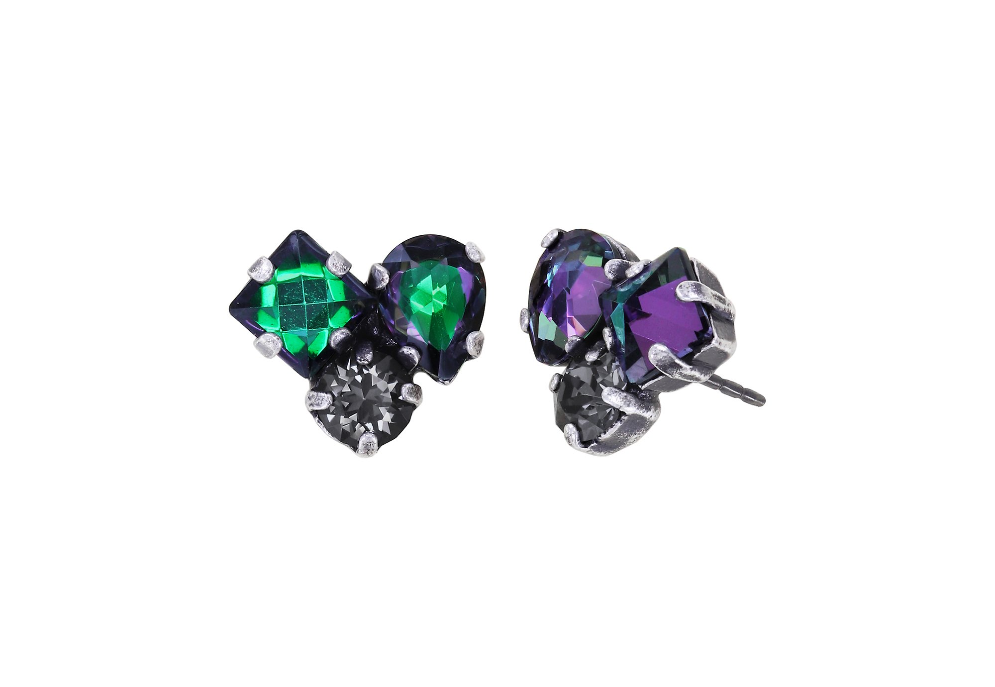 image for Earring Stud Ballroom Black  
