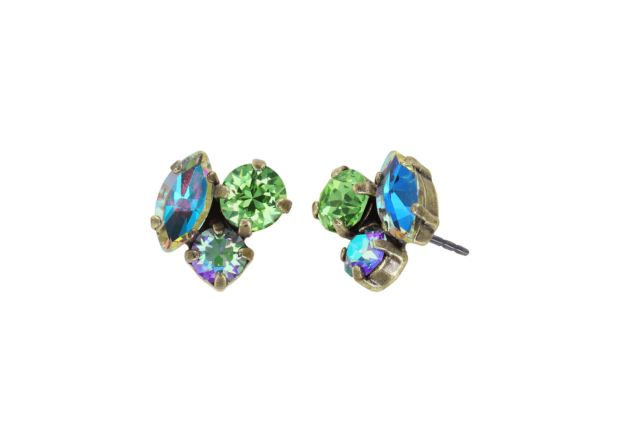 image for Earring Stud Ballroom Green  