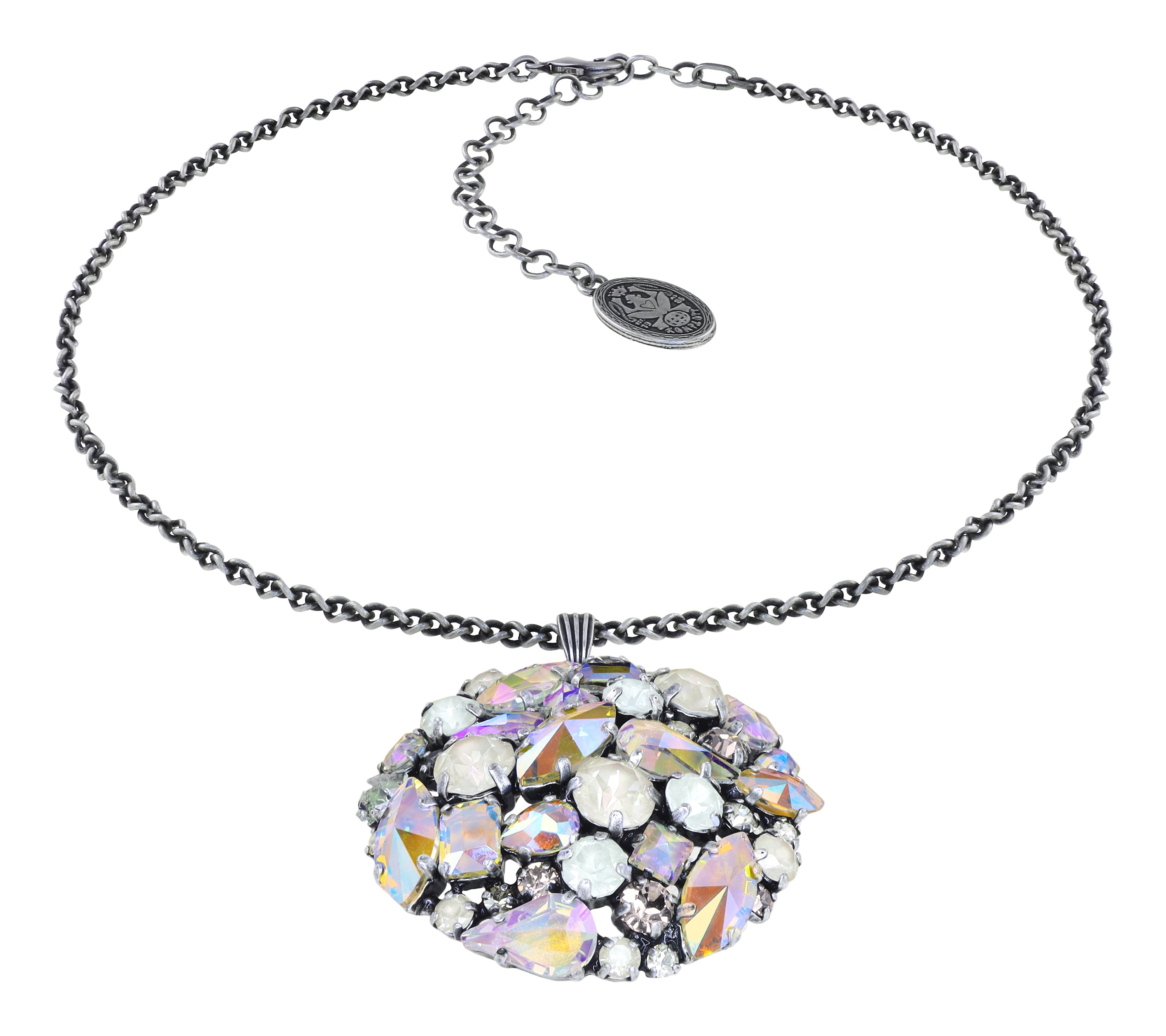 image for Necklace Pendant Ballroom White  size L