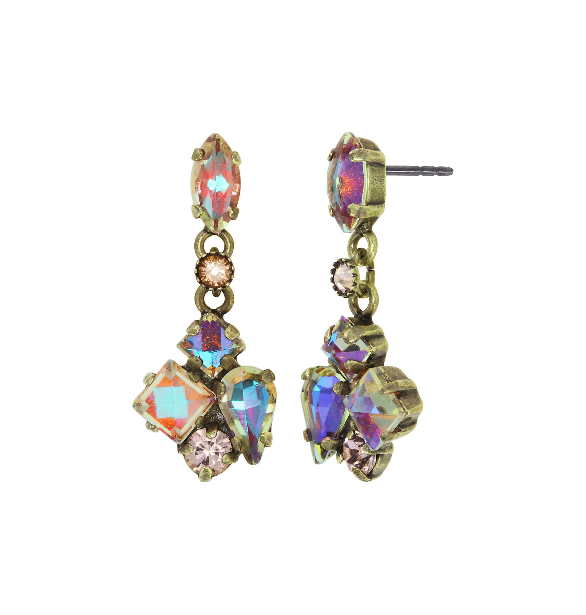 image pour Clou d'oreille pendant Ballroom Beige  