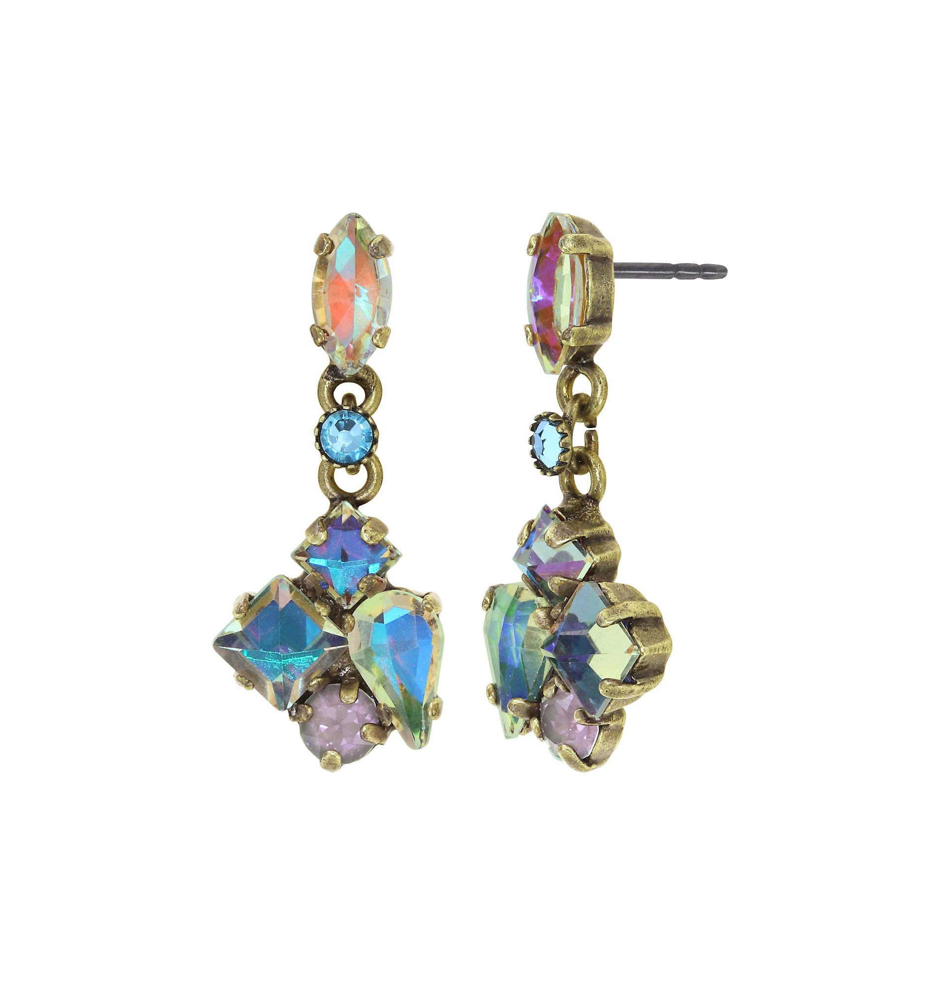 image for Earring Stud Dangling Ballroom Multi  