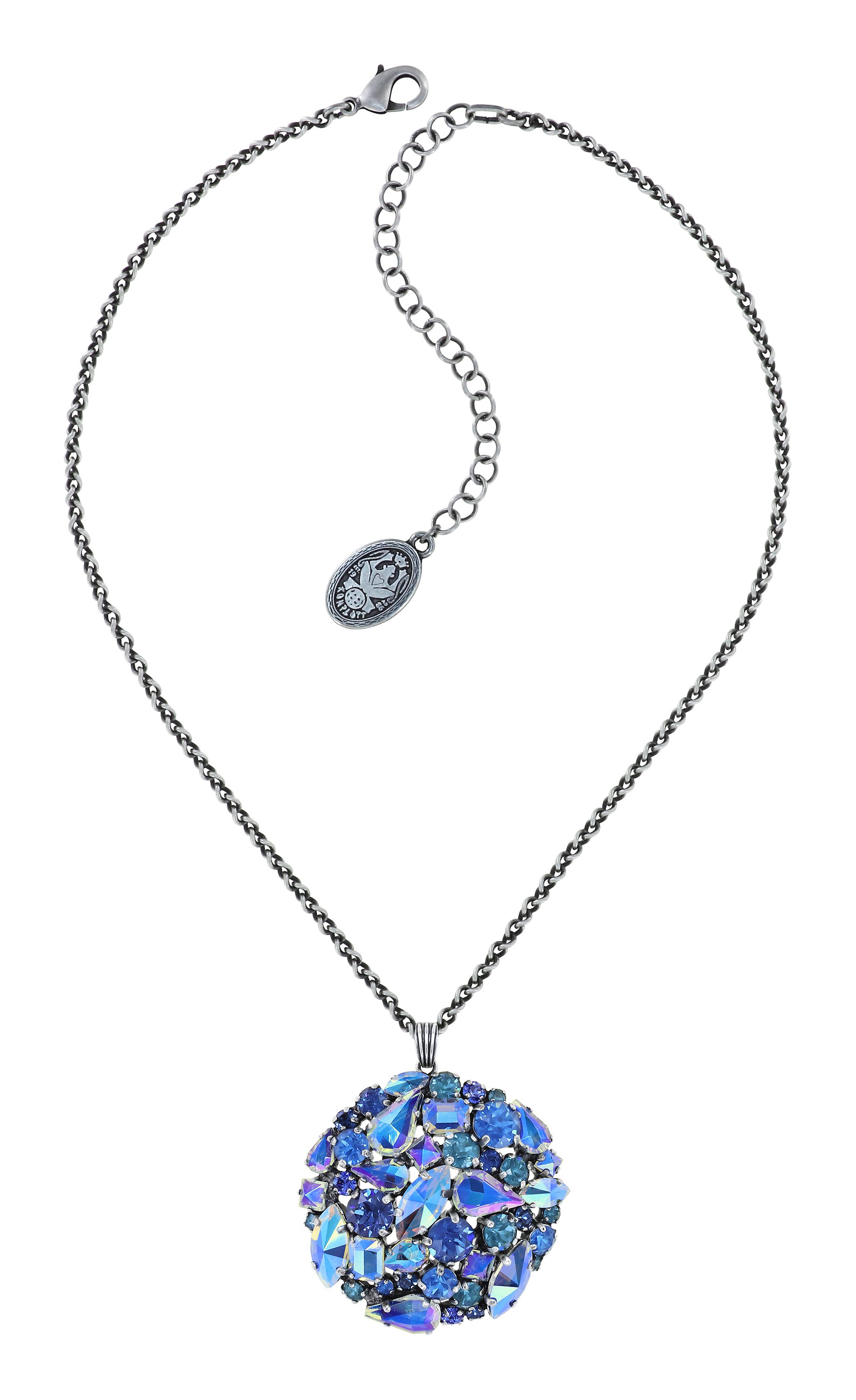 image for Necklace pendant Ballroom Blue  size L