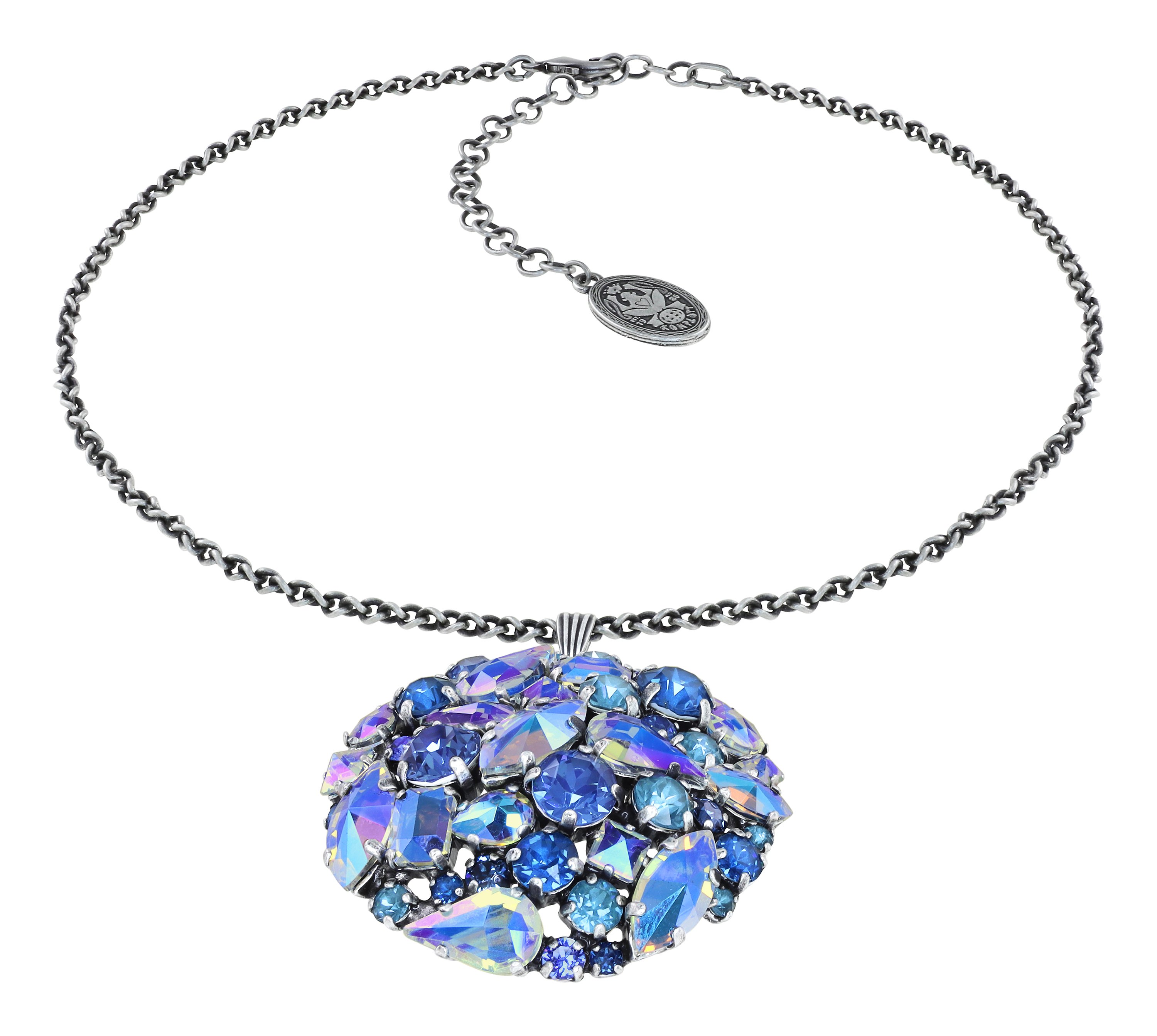 image pour Collier pendant Ballroom Bleu  size L