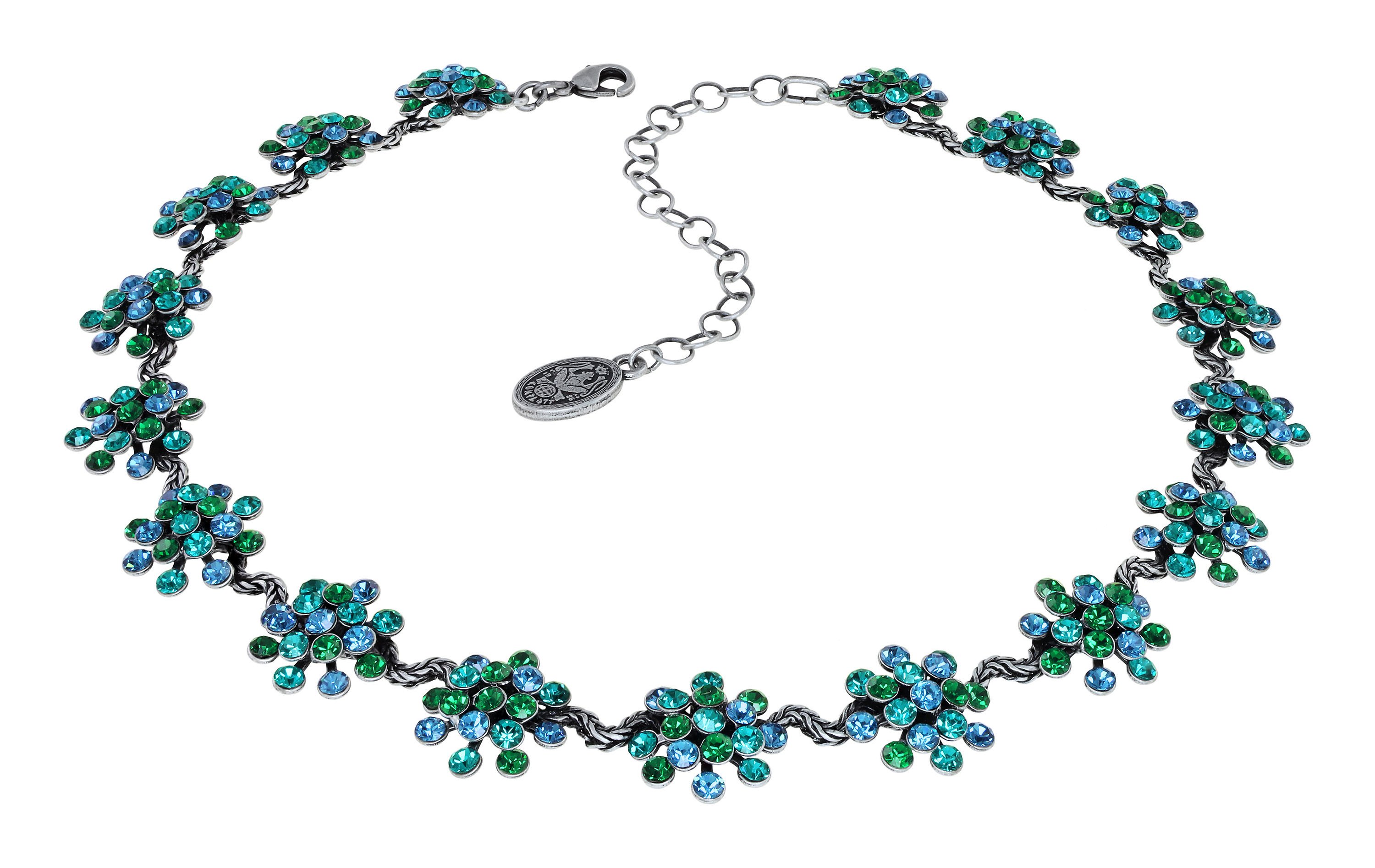 image for Necklace Collier Magic Fireball Blue / Green  mini