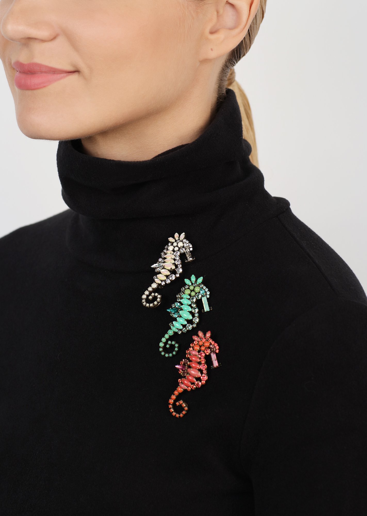 Bild für Brosche Beach to Bar Grün  