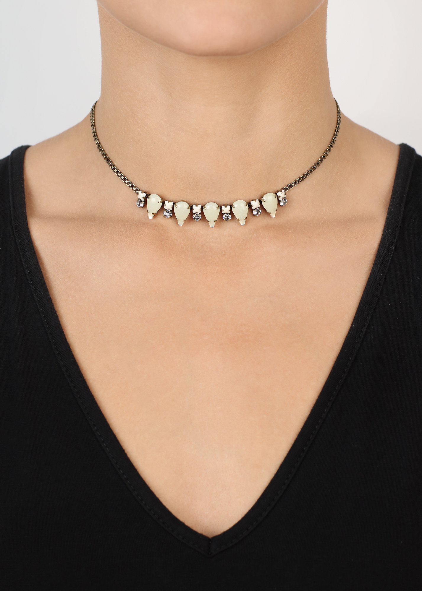 image for Necklace Vichy White  