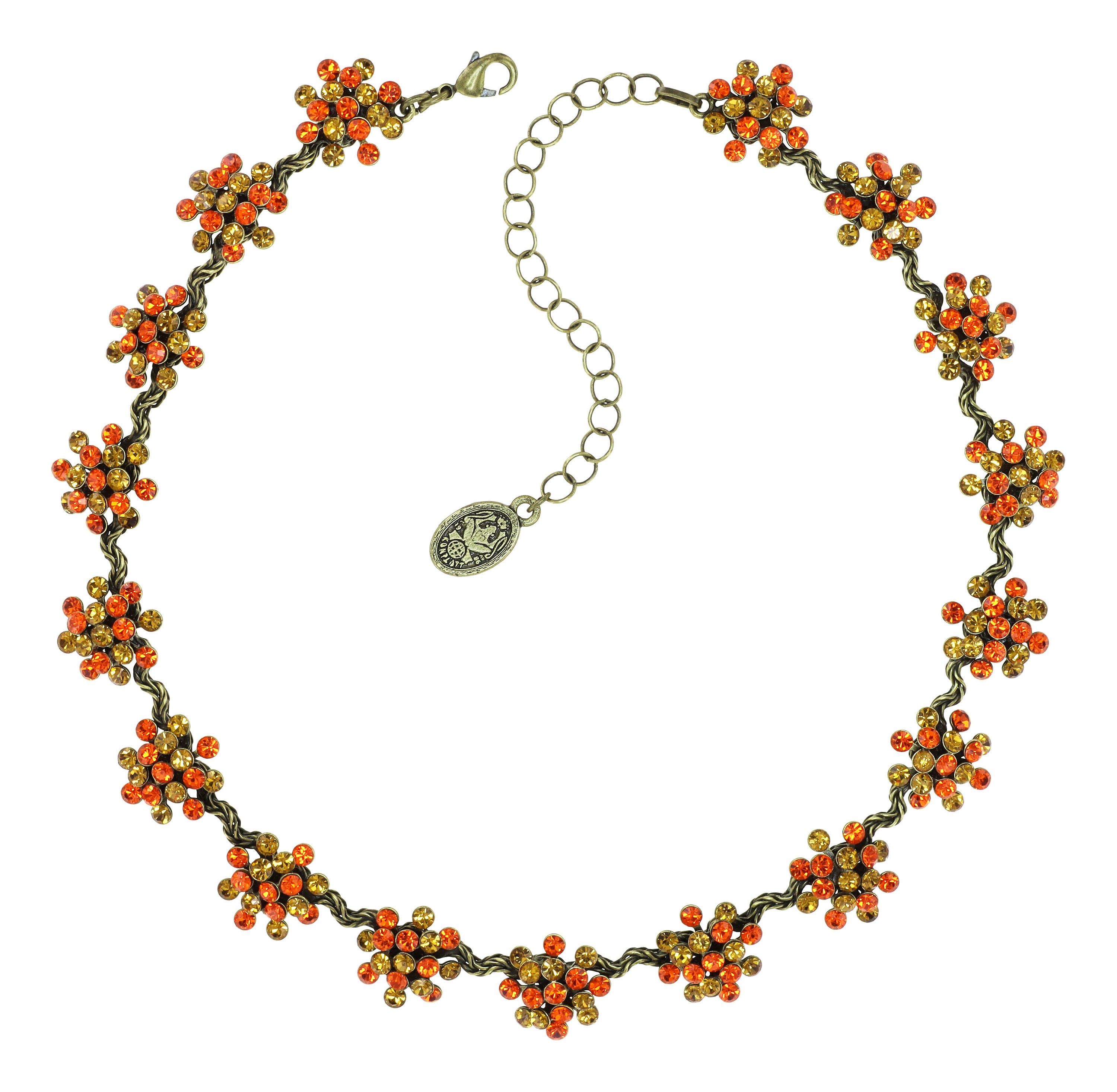 Bild für Halskette Collier Magic Fireball Orange / Gelb  mini