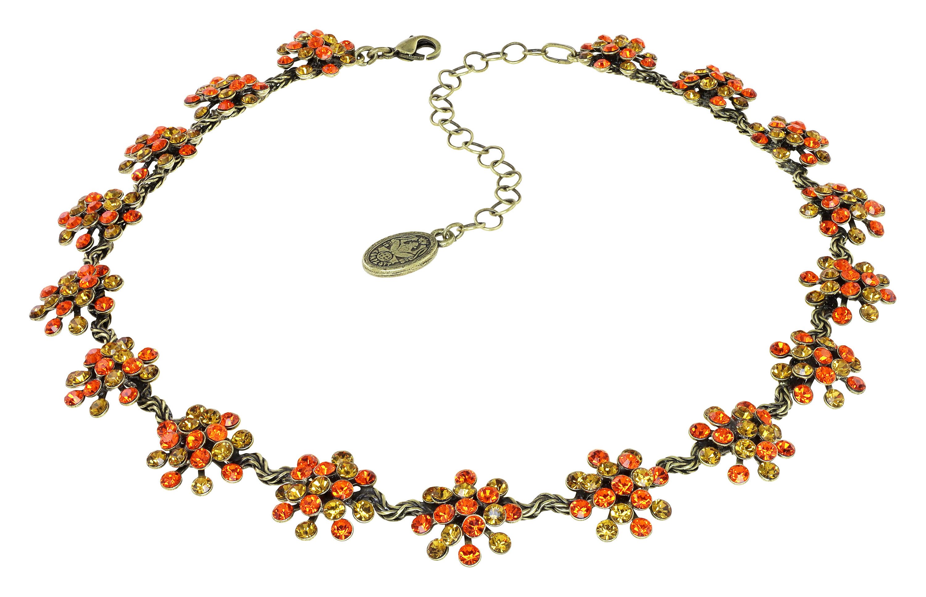 Bild für Halskette Collier Magic Fireball Orange / Gelb  mini