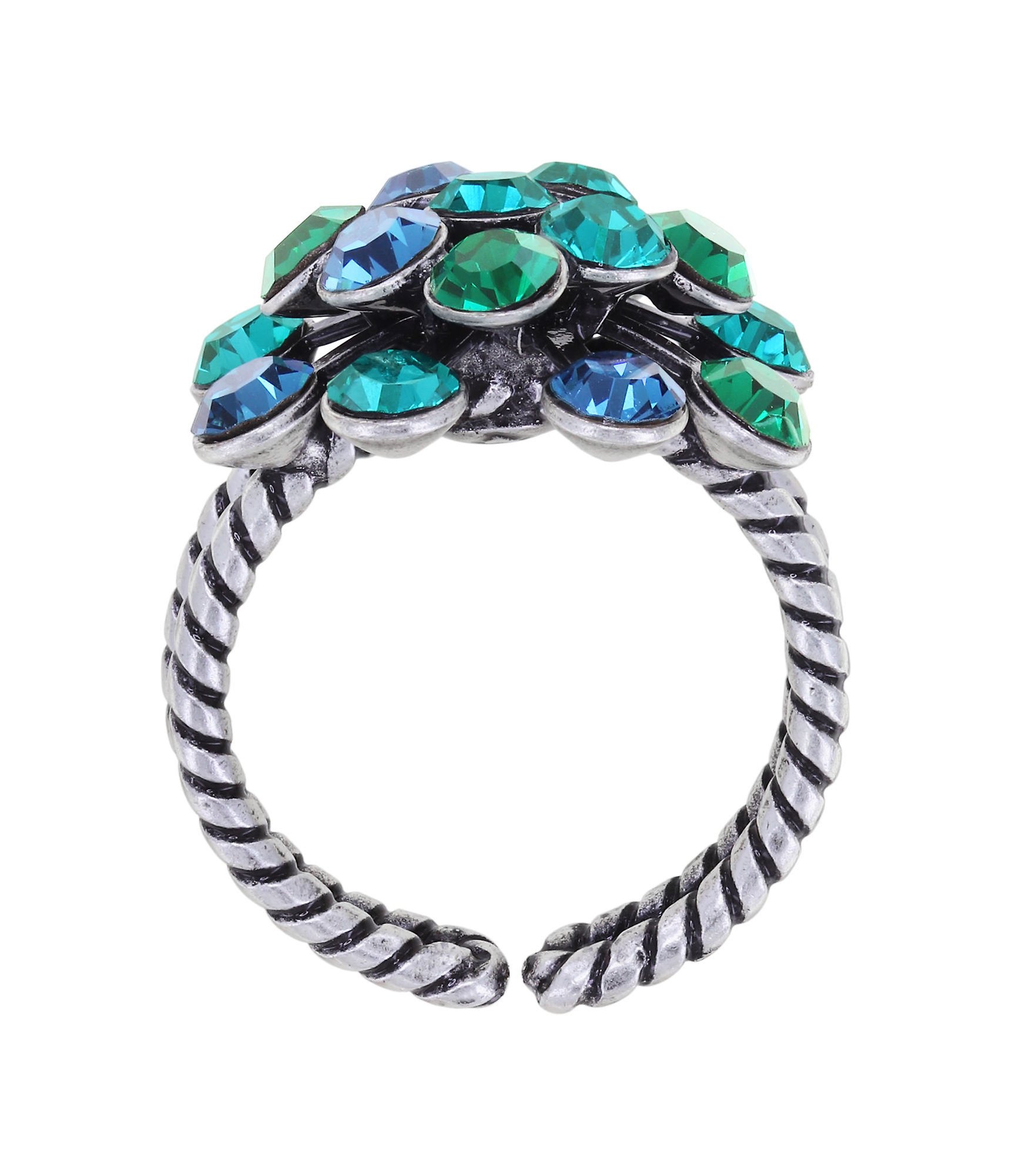 image for Ring Magic Fireball Blue / Green  Classic Size (21mm Ø)