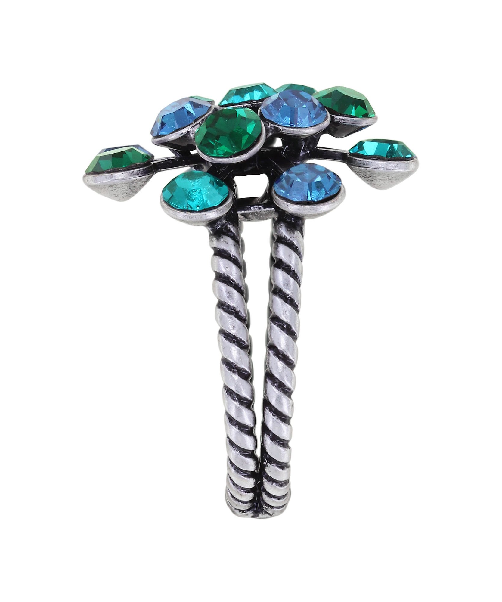 image for Ring Magic Fireball Blue / Green  Classic Size (21mm Ø)