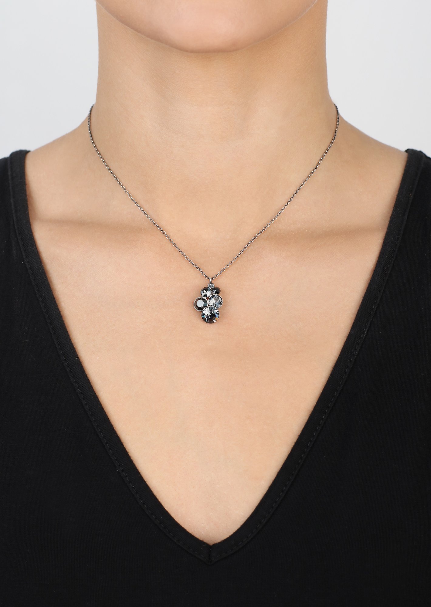 image for Necklace Pendant Petit Glamour Black  