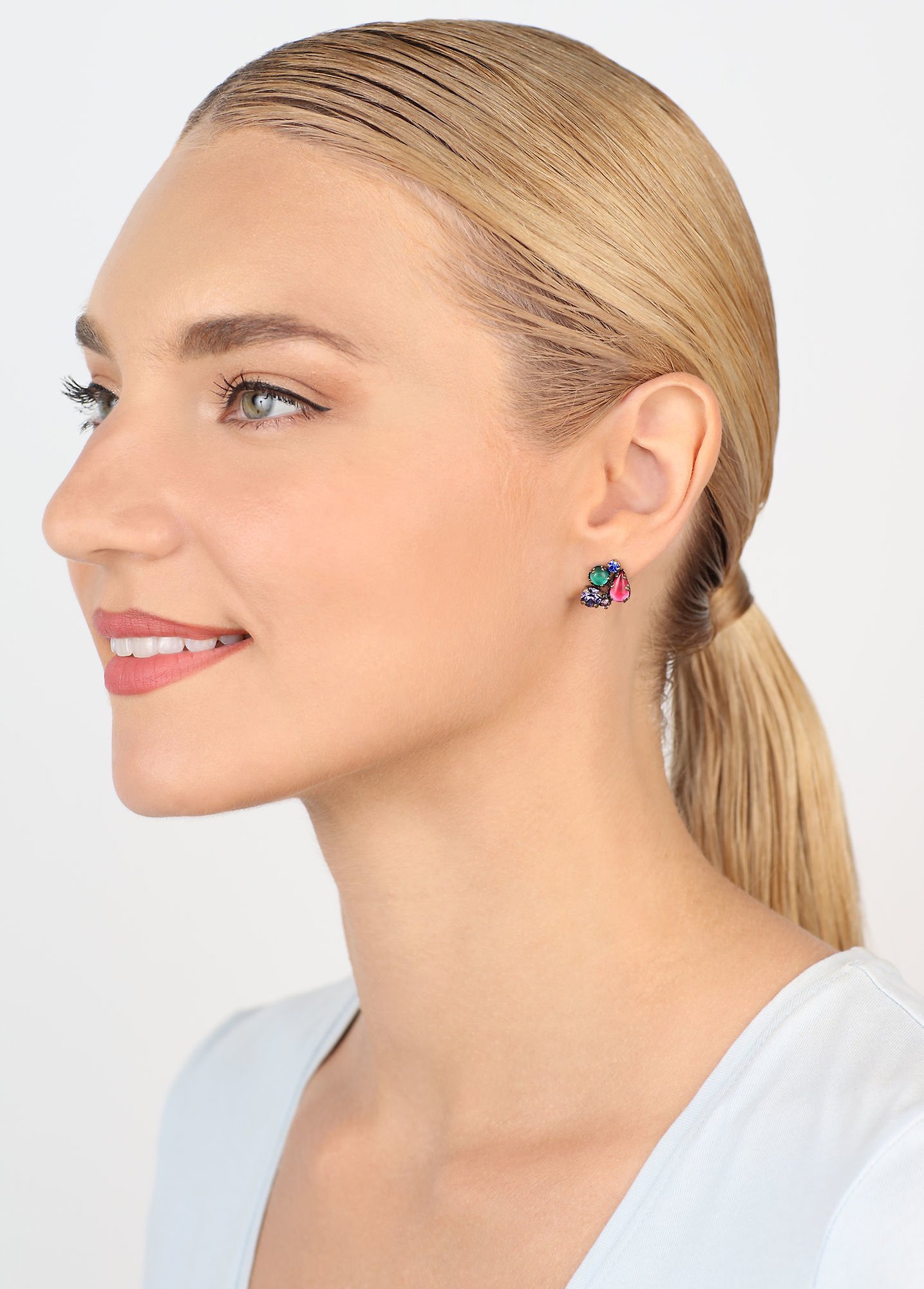 image pour Clou d'oreille Jelly Star Multi  