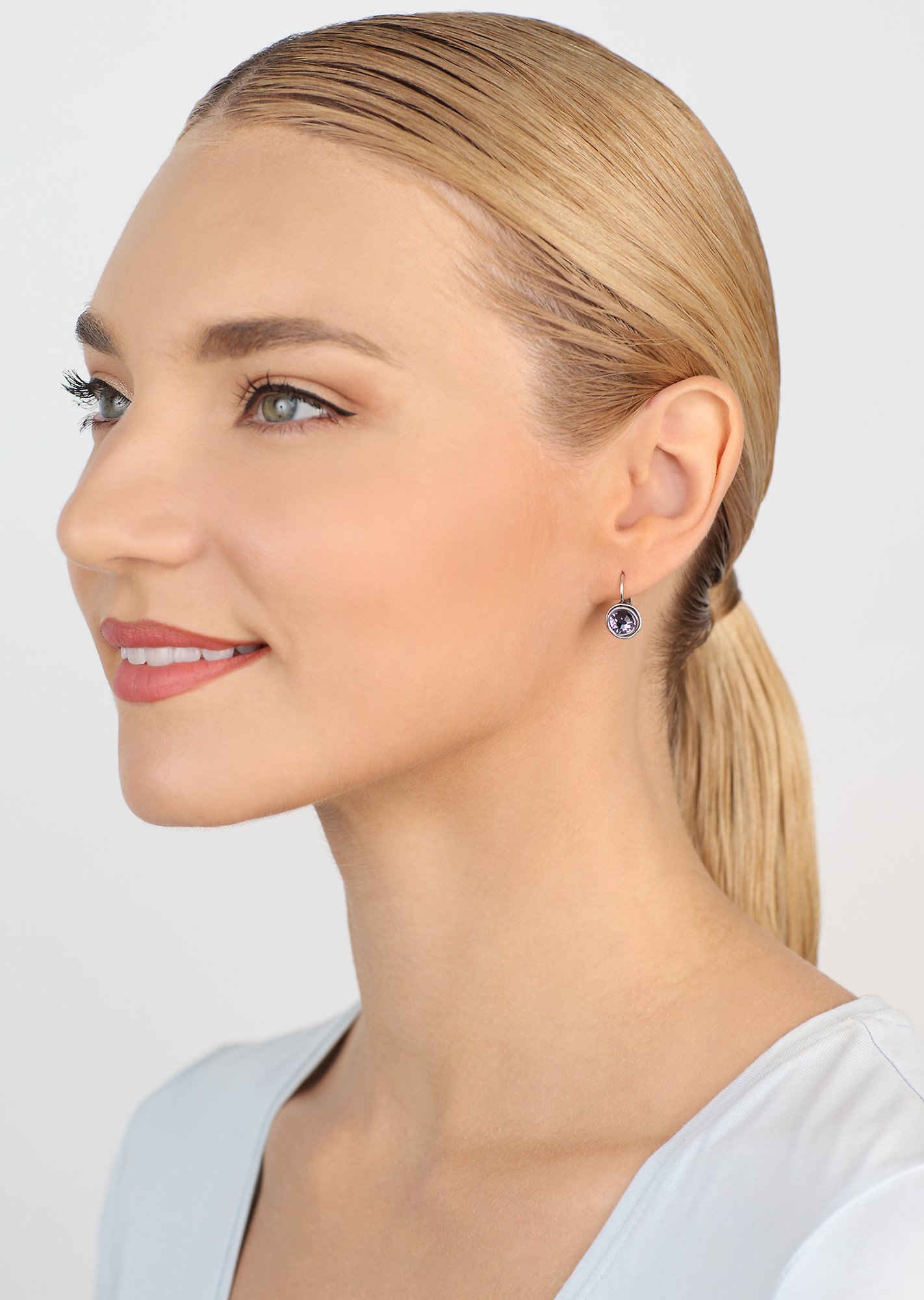 Bild für Ohrringe mit Brisur Sparkle Twist Lila Veilchen SS 34