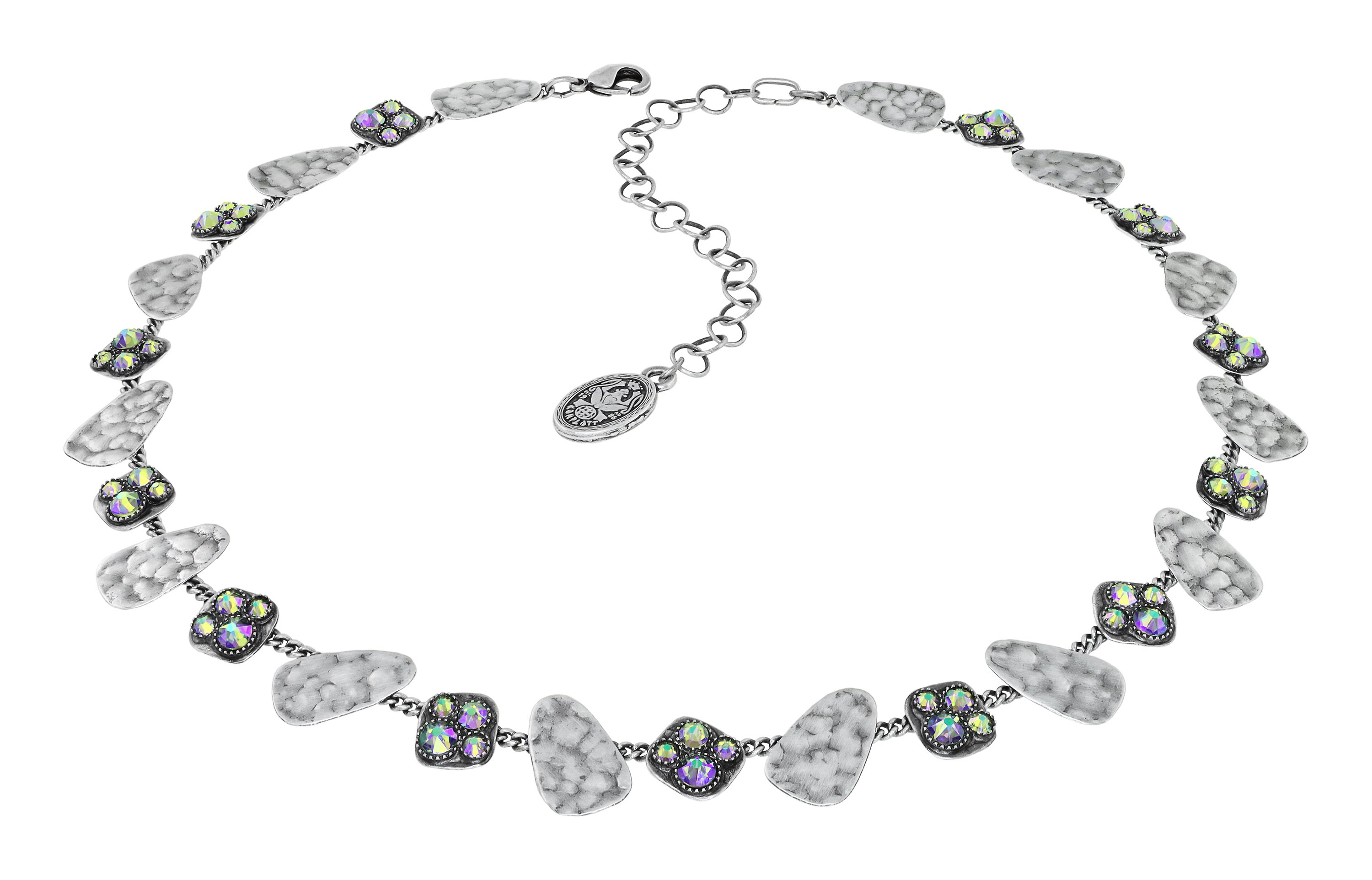 image for Necklace Business Glam Lila crystal paradise shine 