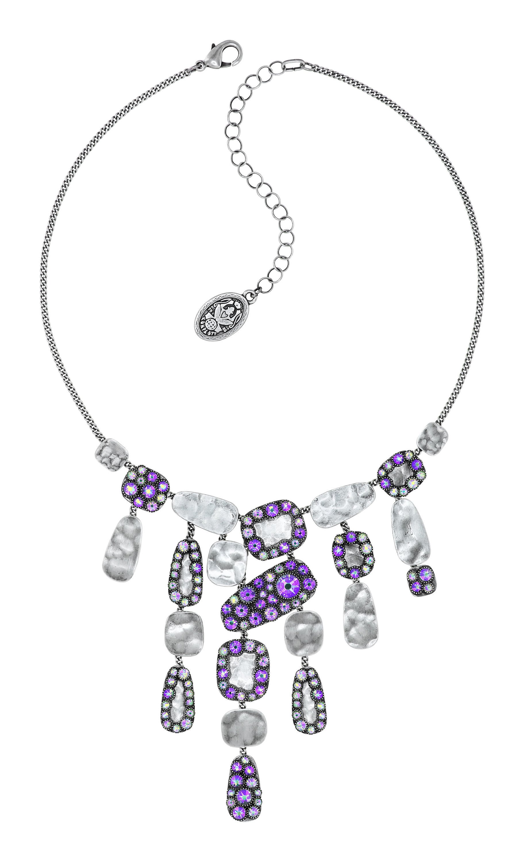 Bild für Halskette Y-Form Business Glam Lila crystal paradise shine 