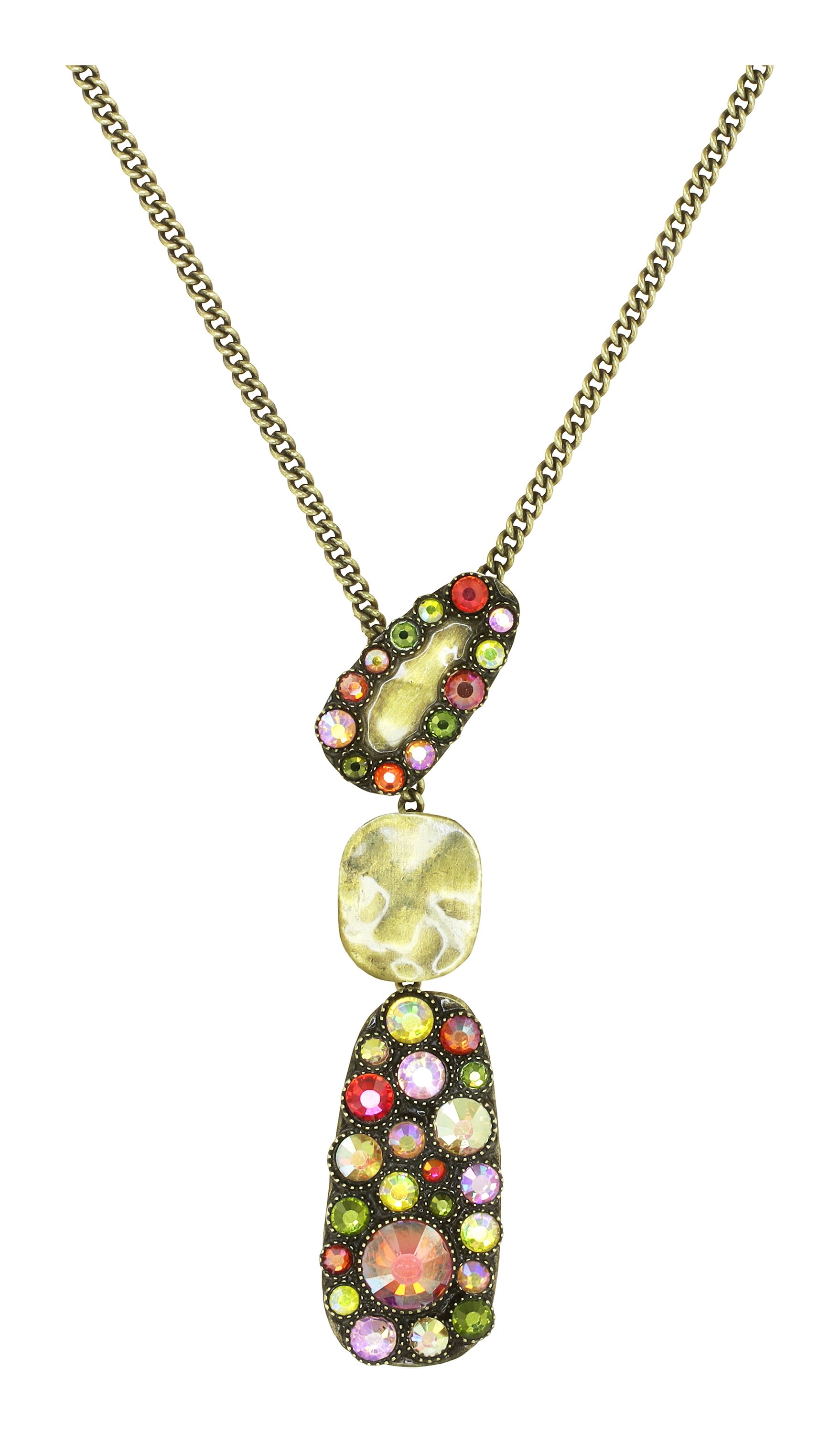 image pour Collier Business Glam Marron / Vert  