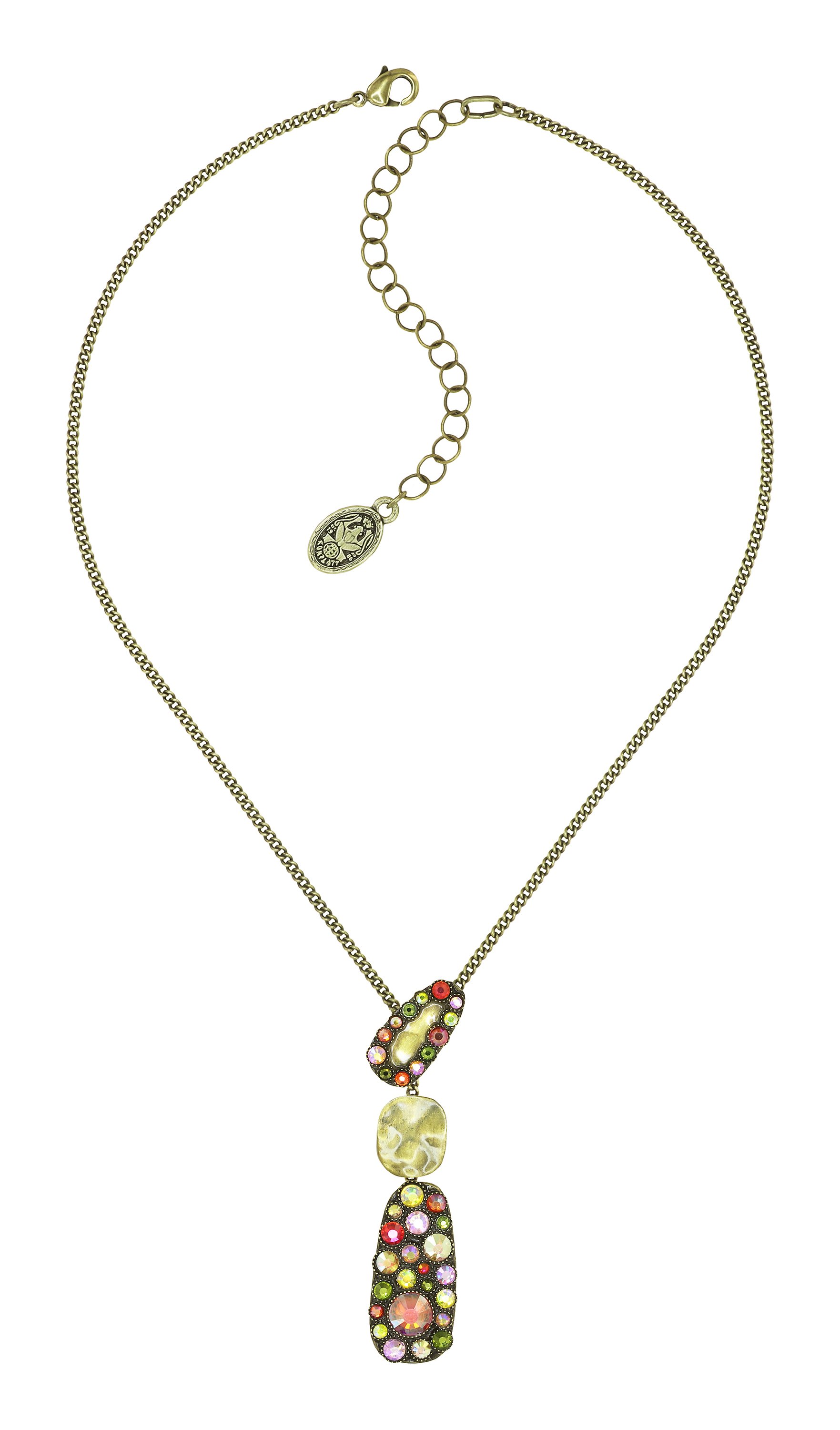 image for Necklace Business Glam Brown / Green  