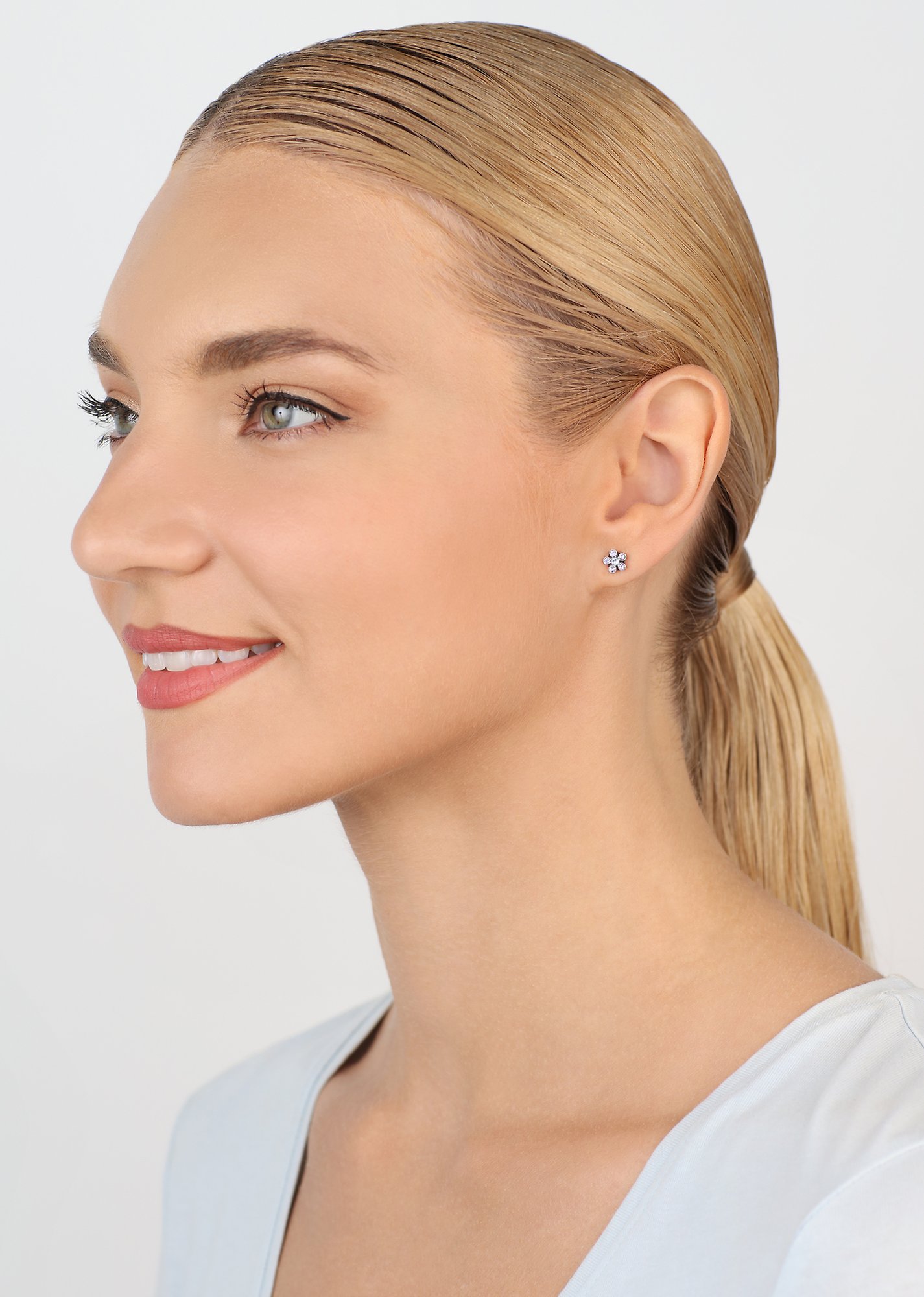 image for Earring Stud Lost Garden Pastel Multi  