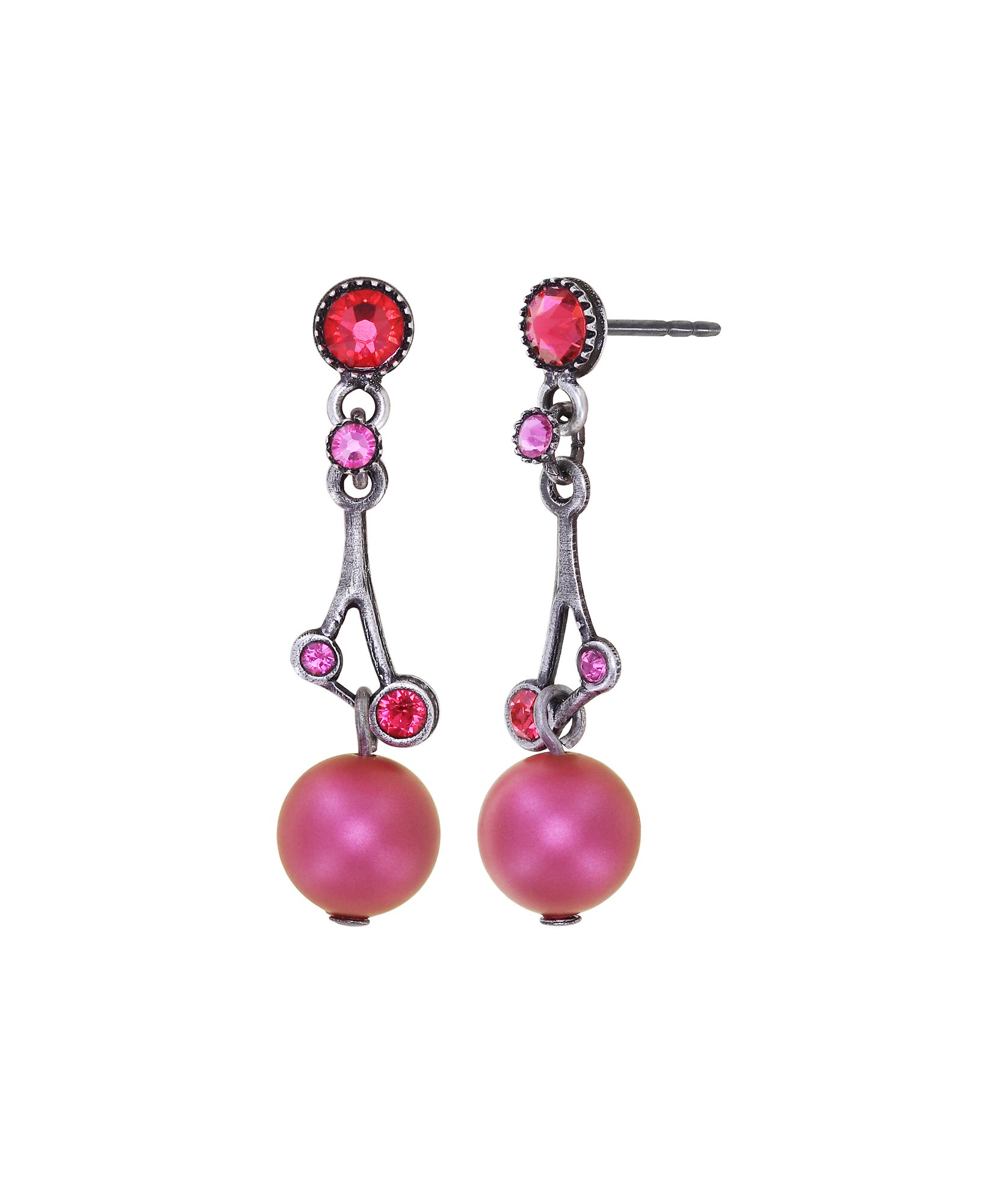 image for Earring Stud Dangling Amelia Coralline  