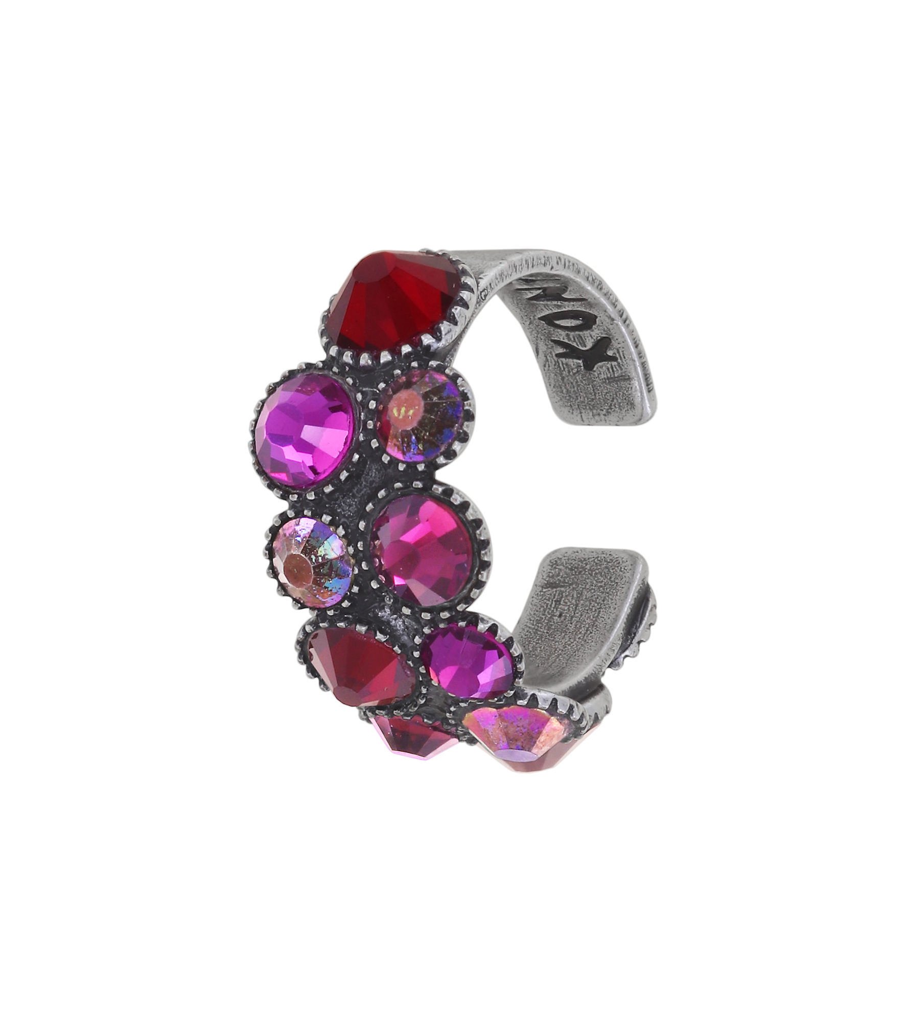 image for Ear Cuff Water Cascade Red / Dark Rose  