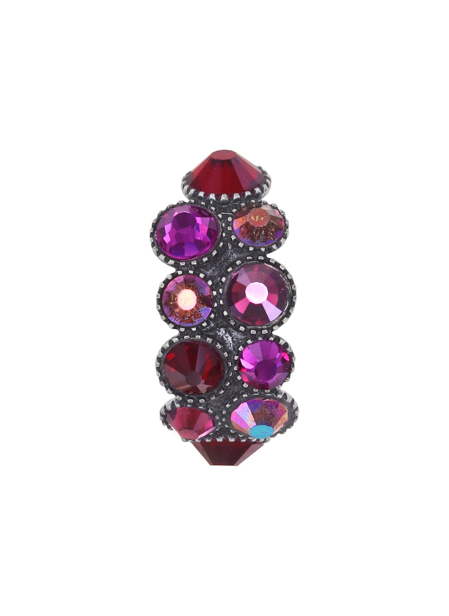 image for Ear Cuff Water Cascade Red / Dark Rose  