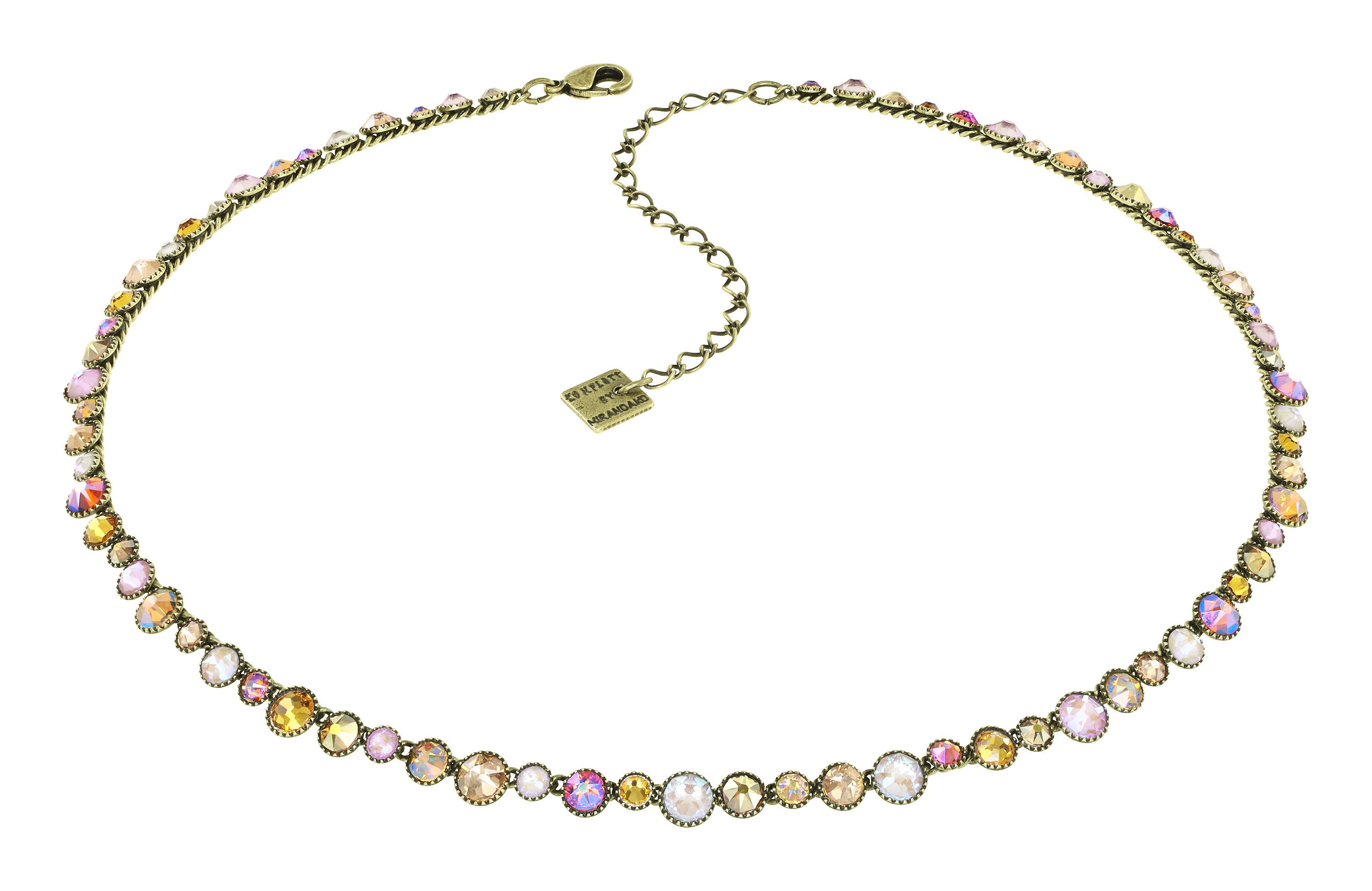 image pour Collier Water Cascade Marron / Jaune  