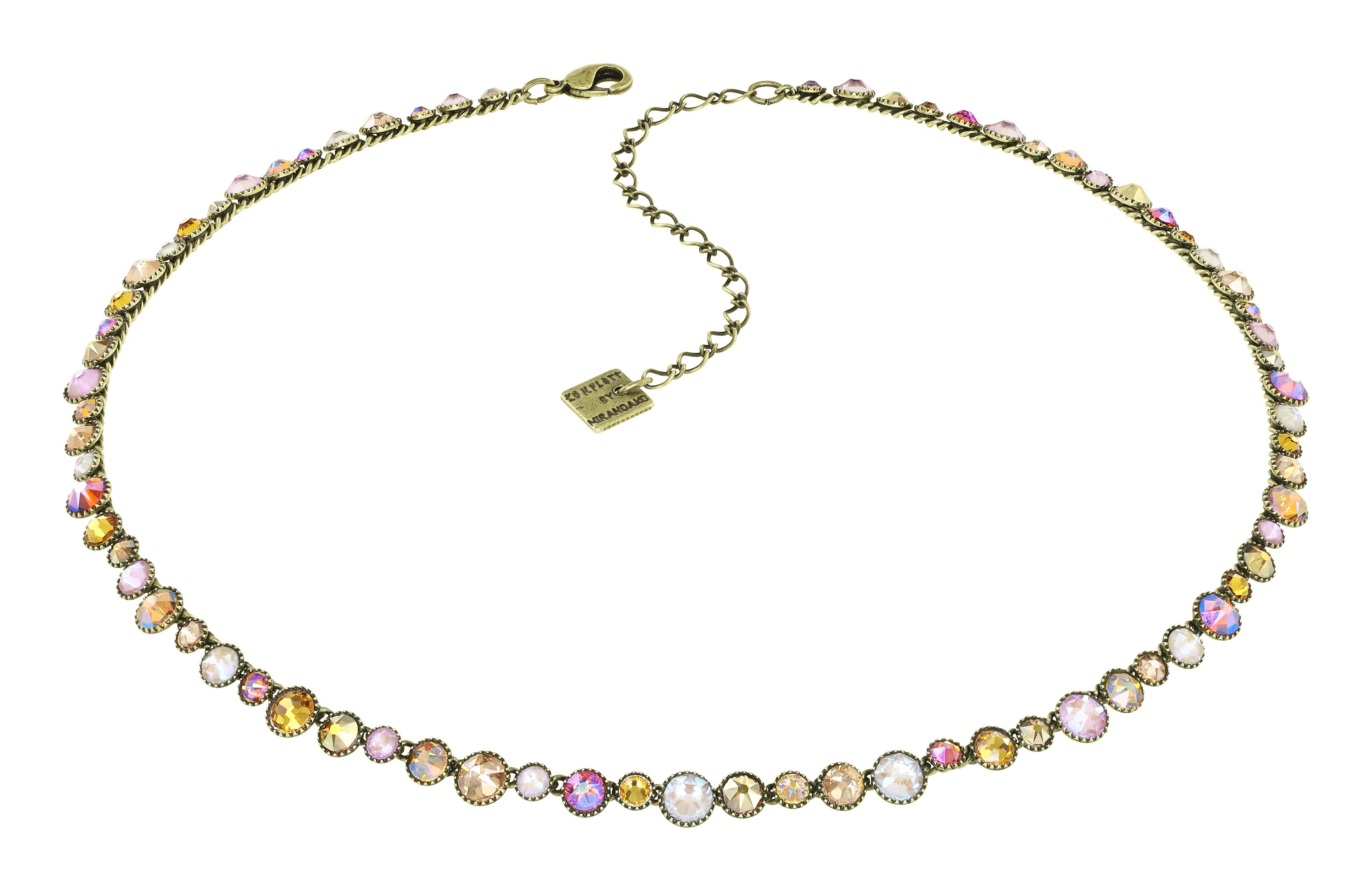 Kép Necklace Water Cascade Brown / Yellow  