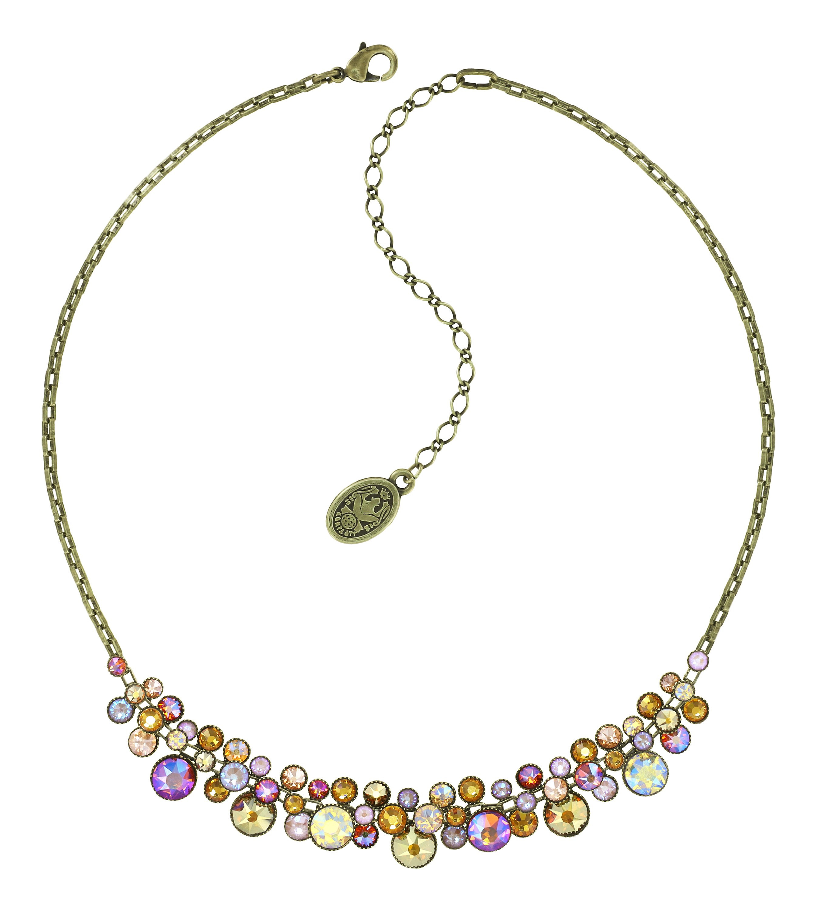 image pour Collier Water Cascade Marron / Jaune  