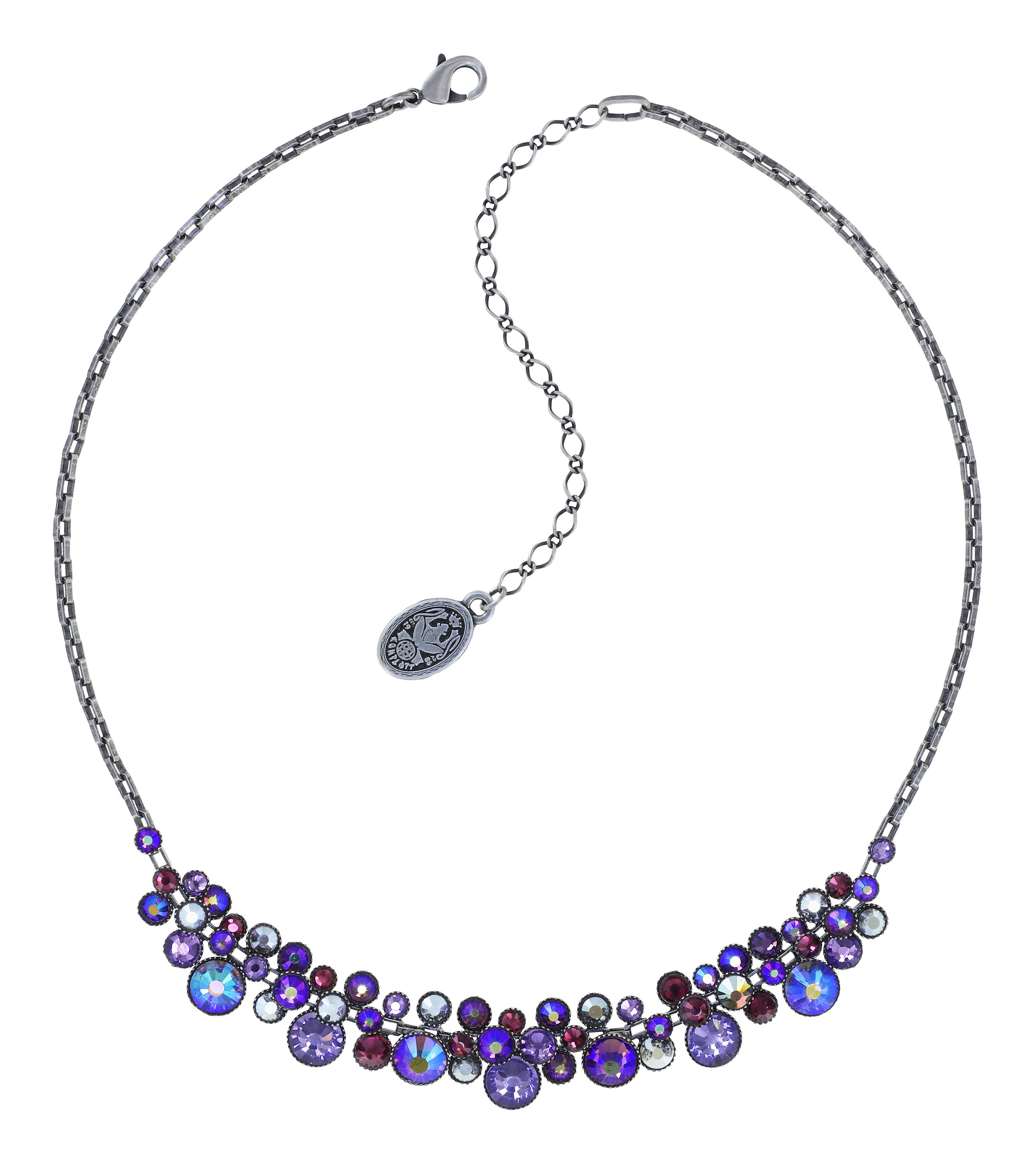 image for Necklace Water Cascade Red / Lila  