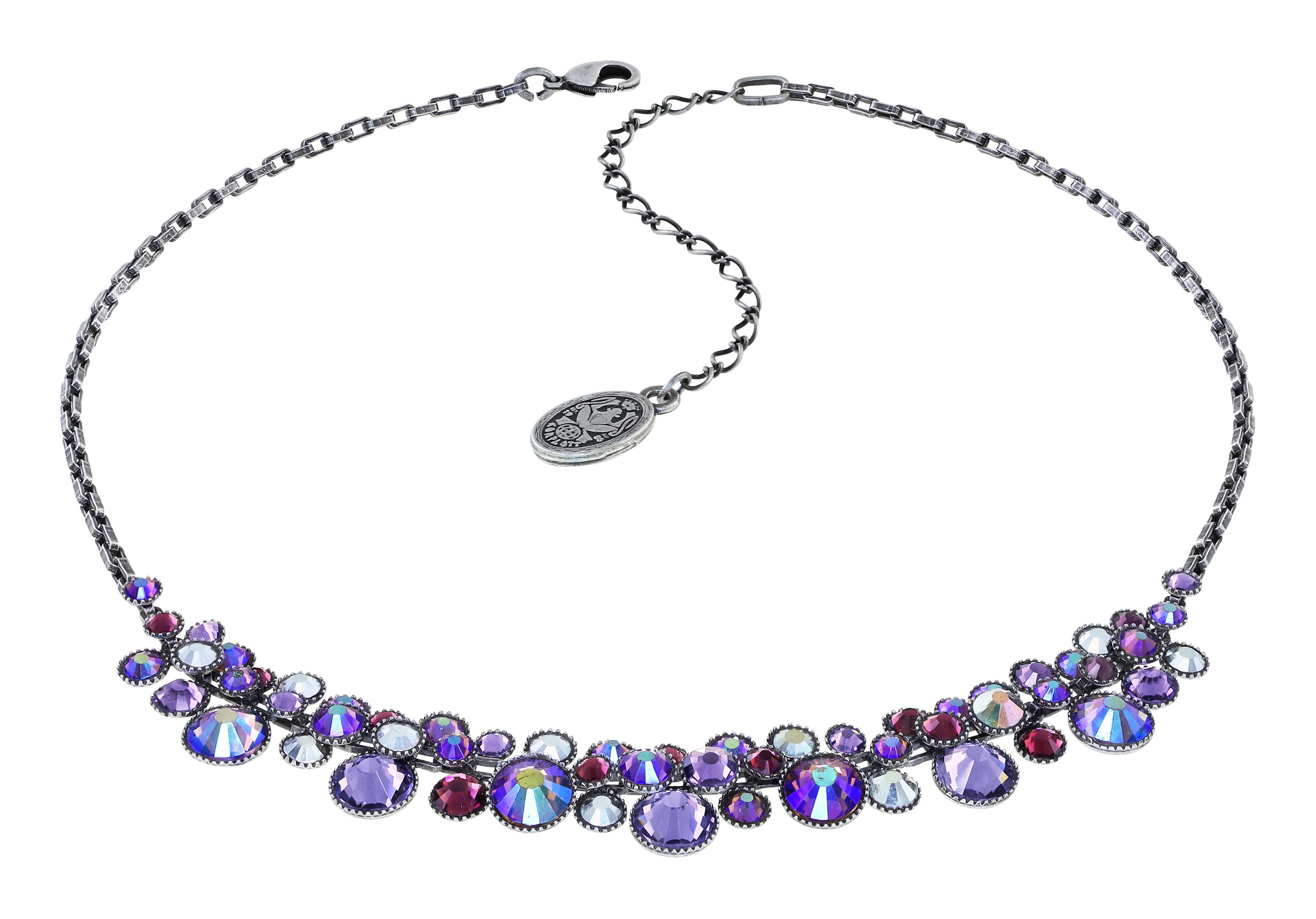 image for Necklace Water Cascade Red / Lila  