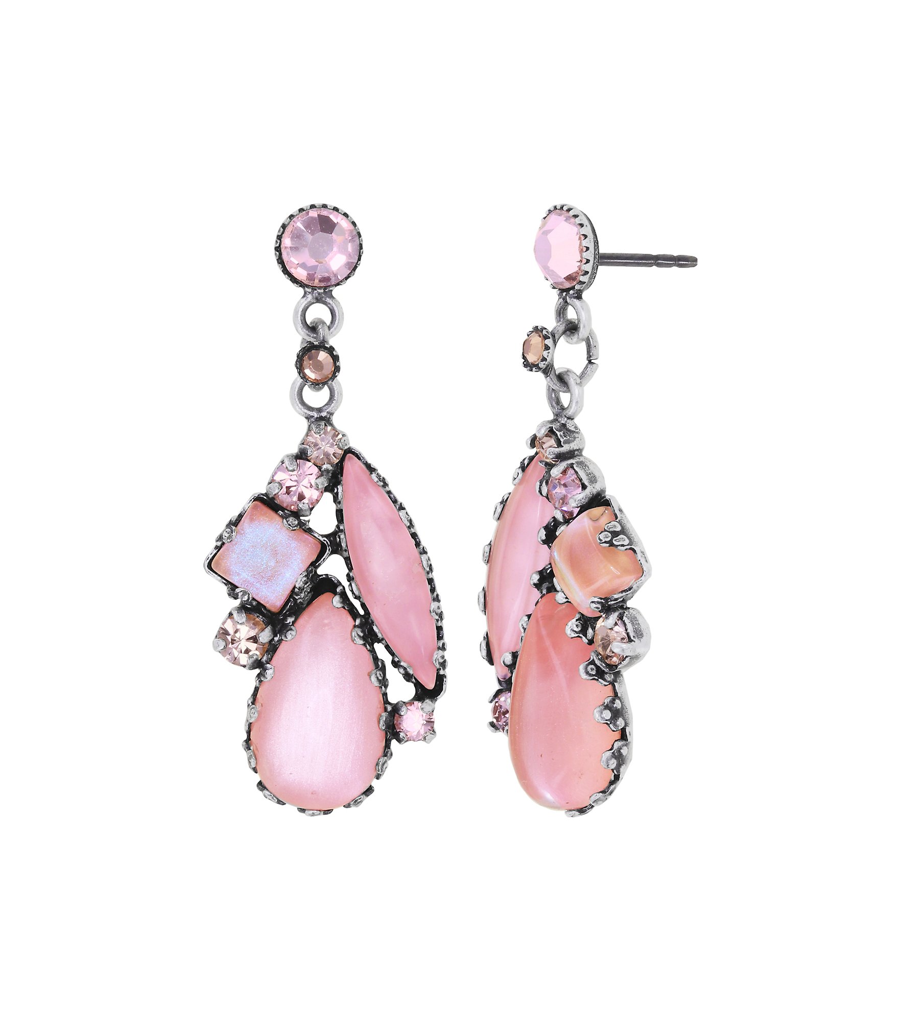 image for Earring Stud Dangling Jelly Star Beige  