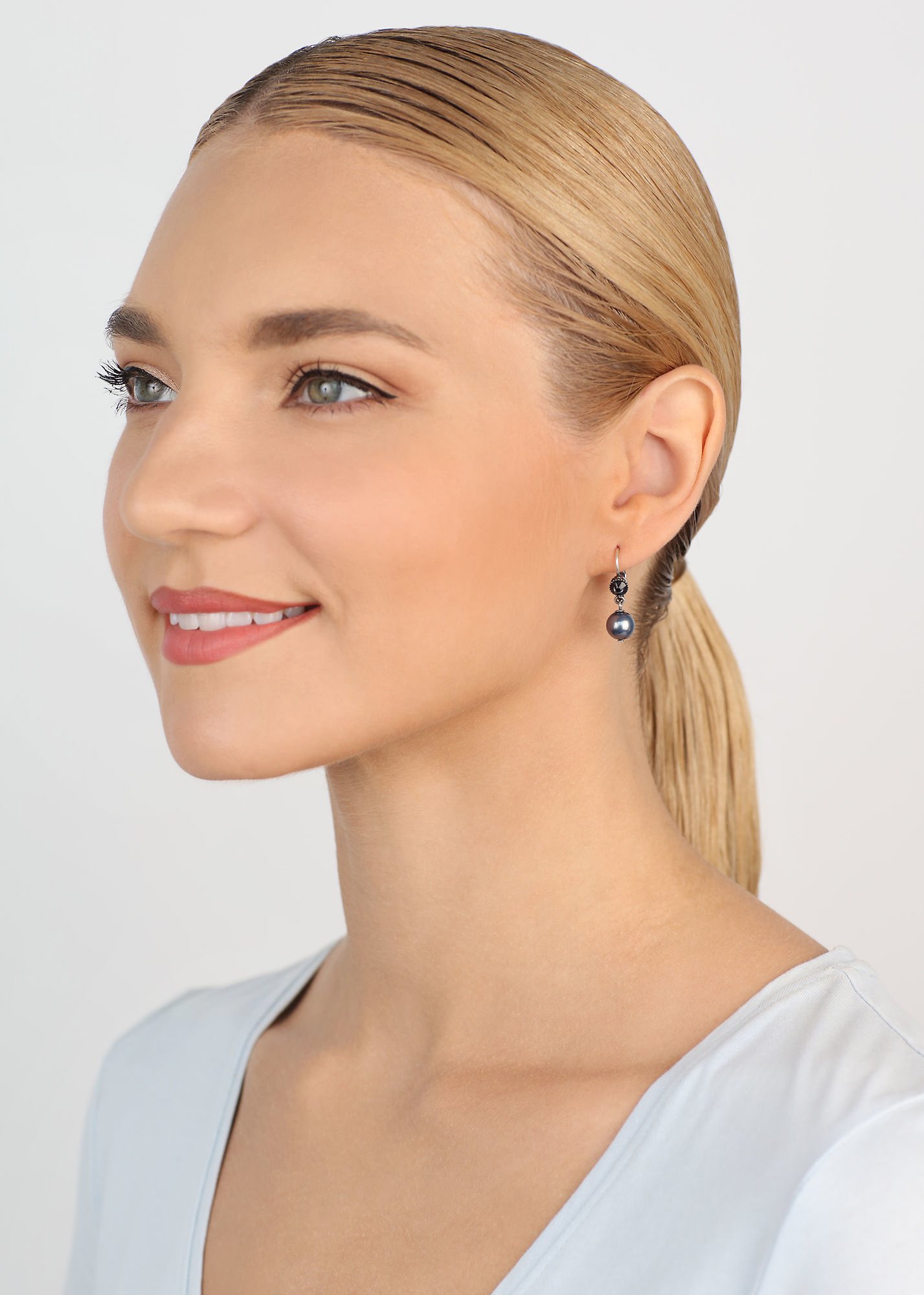 image pour Boucles d'oreilles Eurowire pendantes Daily Desire Noir  