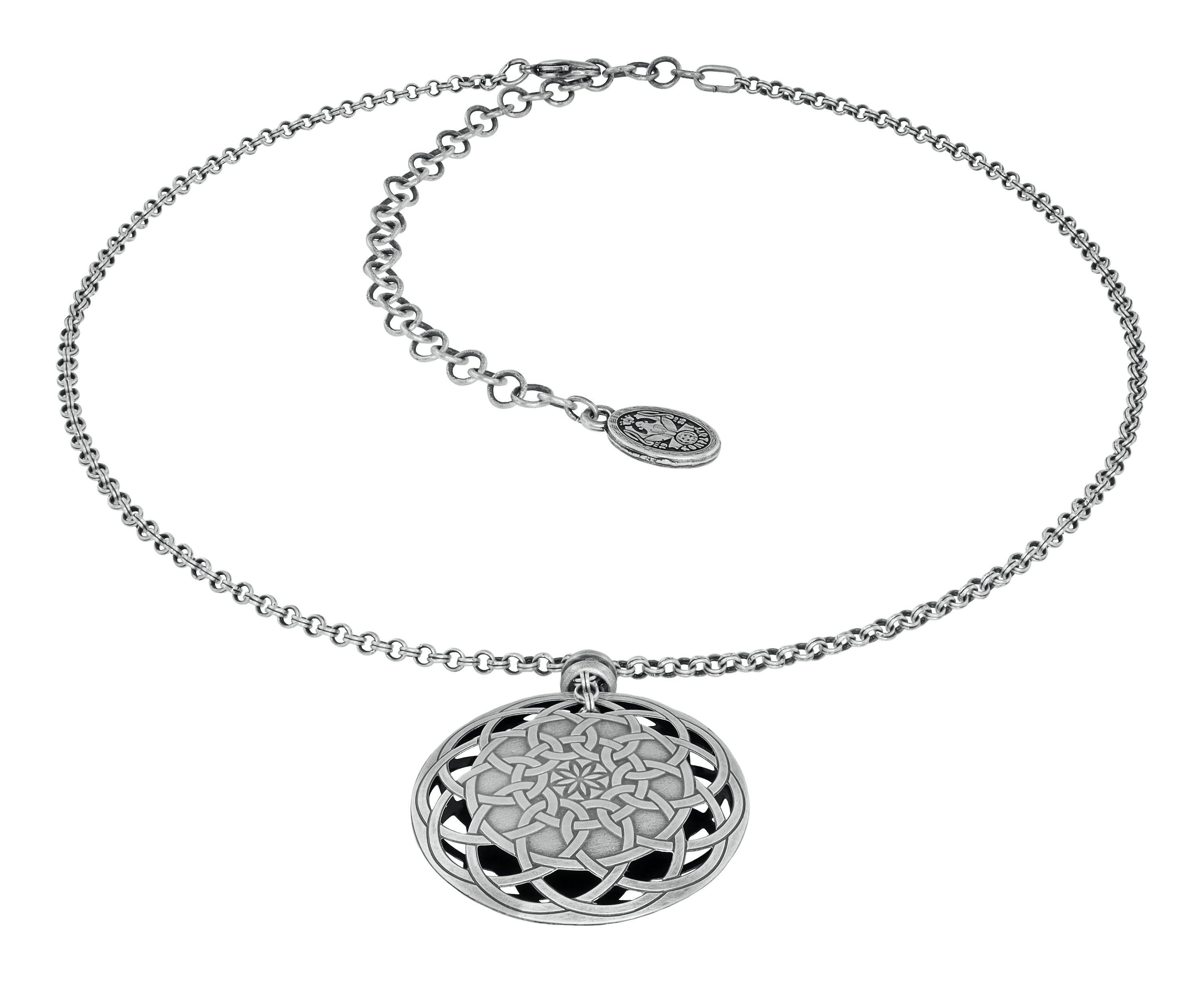 image for Necklace pendant Shades of Light Silver  