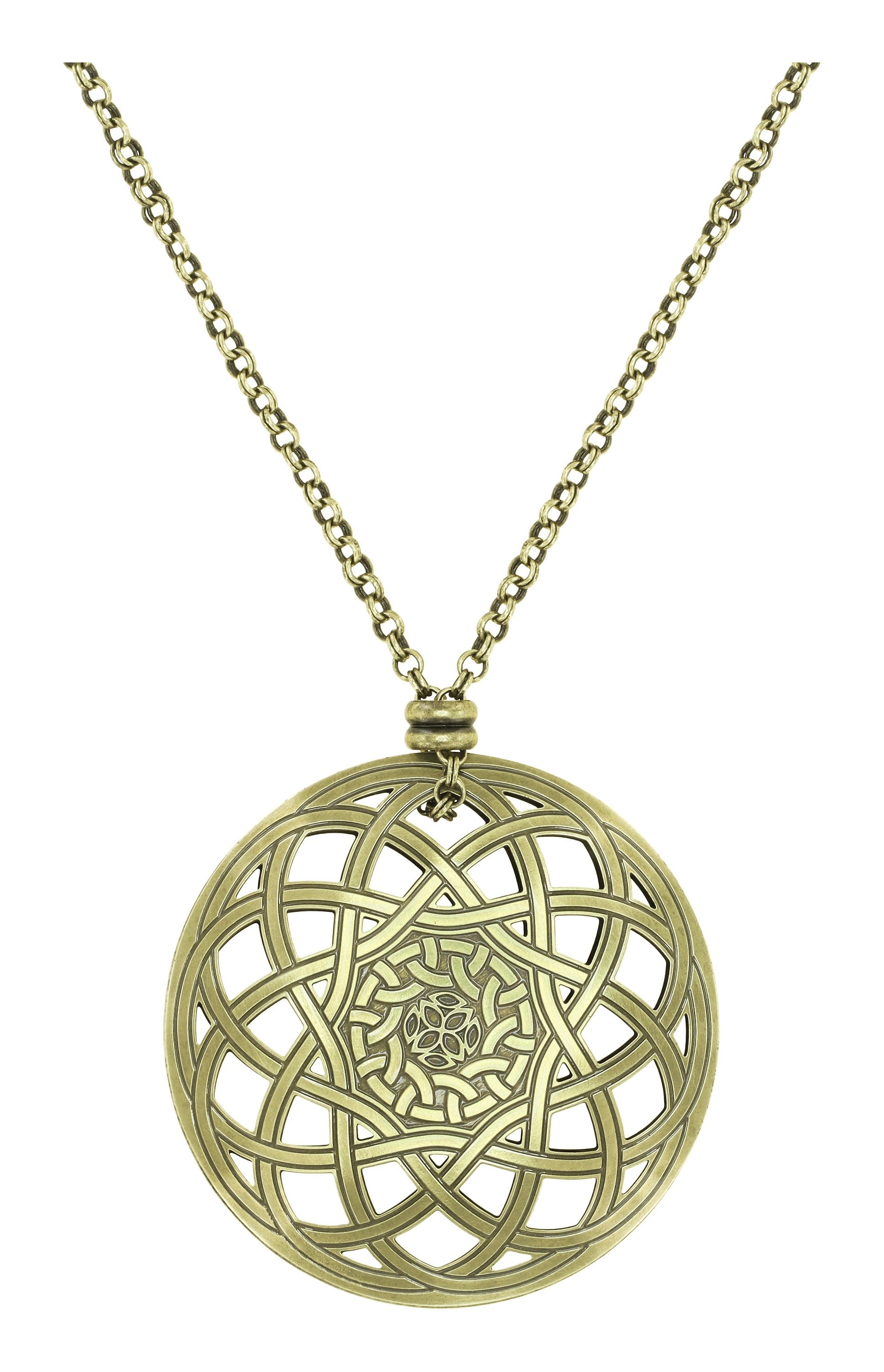 image pour Collier pendant (long) Shades of Light Laiton  