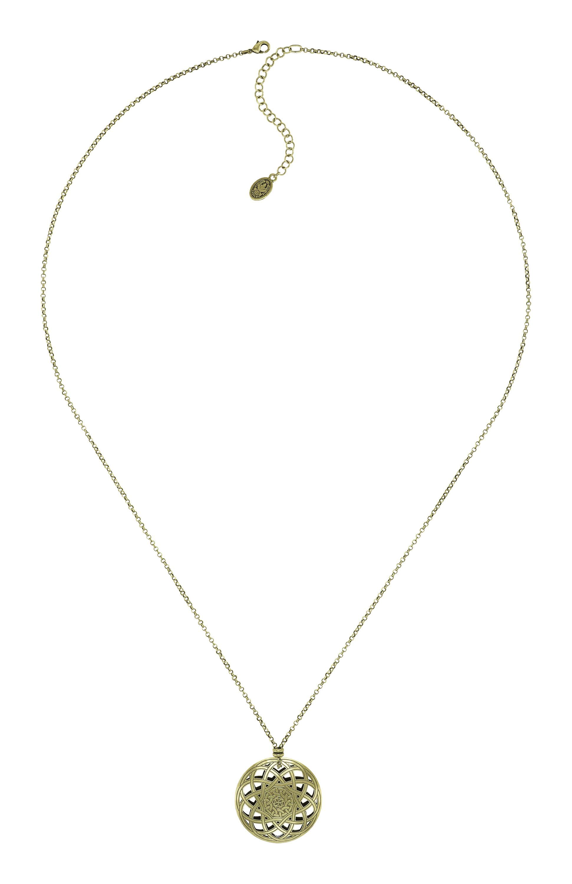 image for Necklace Pendant (Long) Shades of Light Brass  