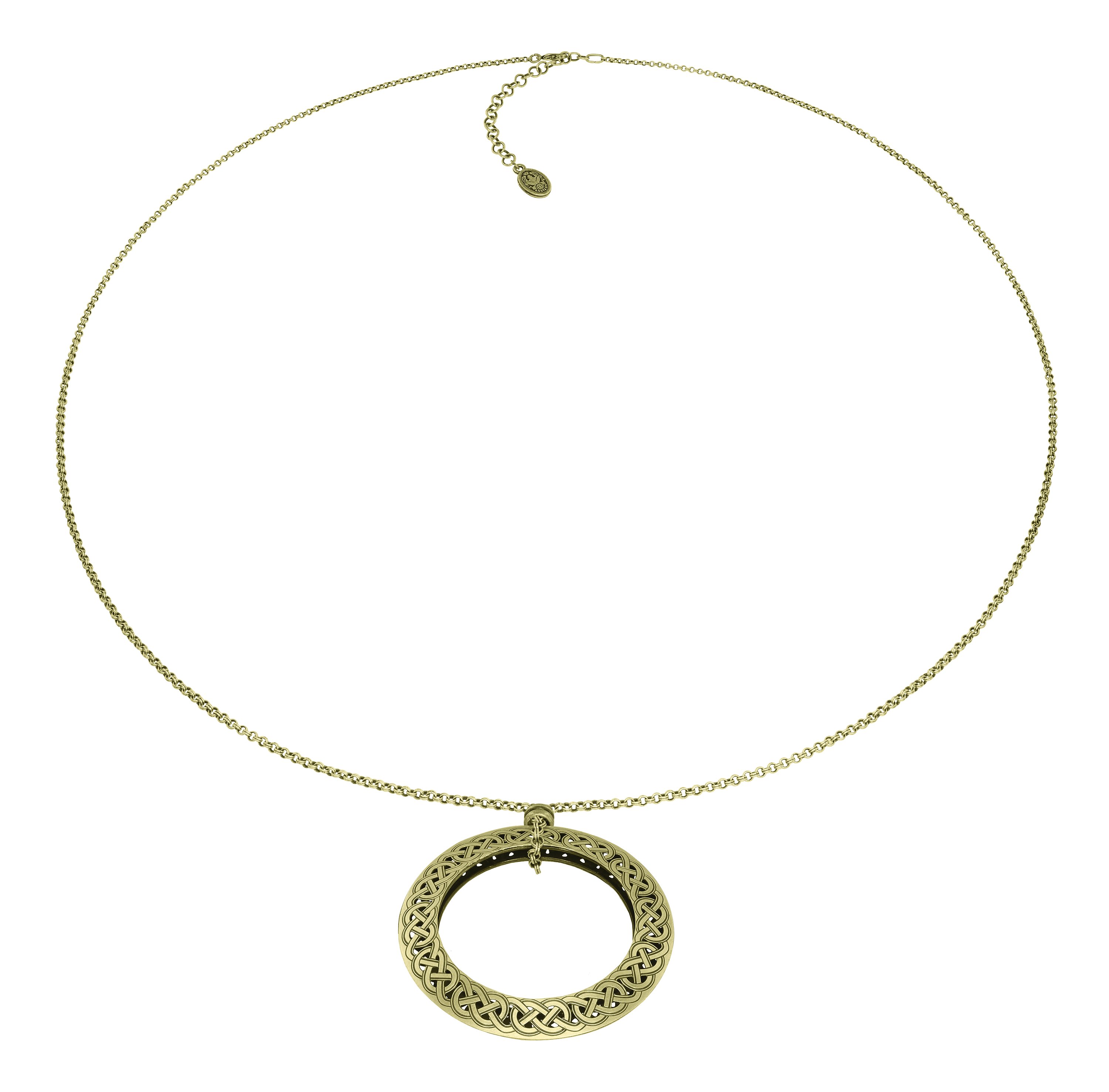 image pour Collier pendant (long) Shades of Light Laiton  