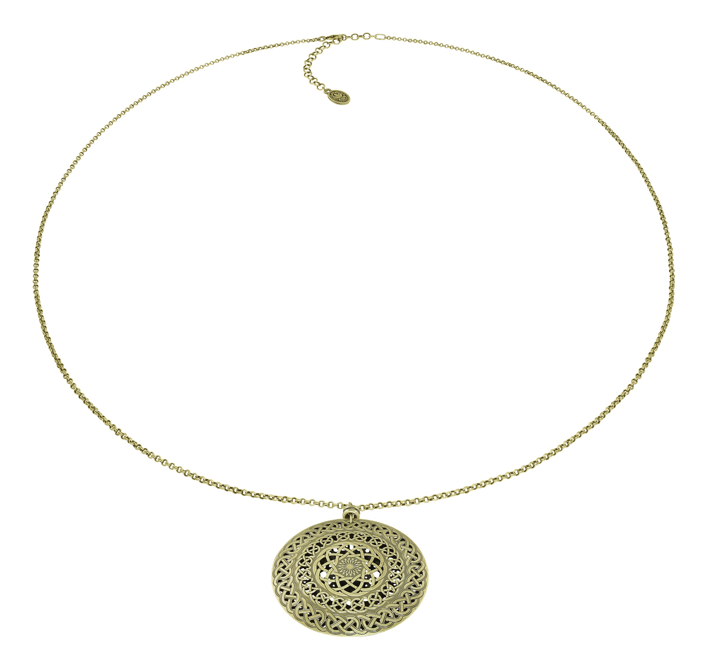 image pour Collier pendant (long) Shades of Light Laiton  