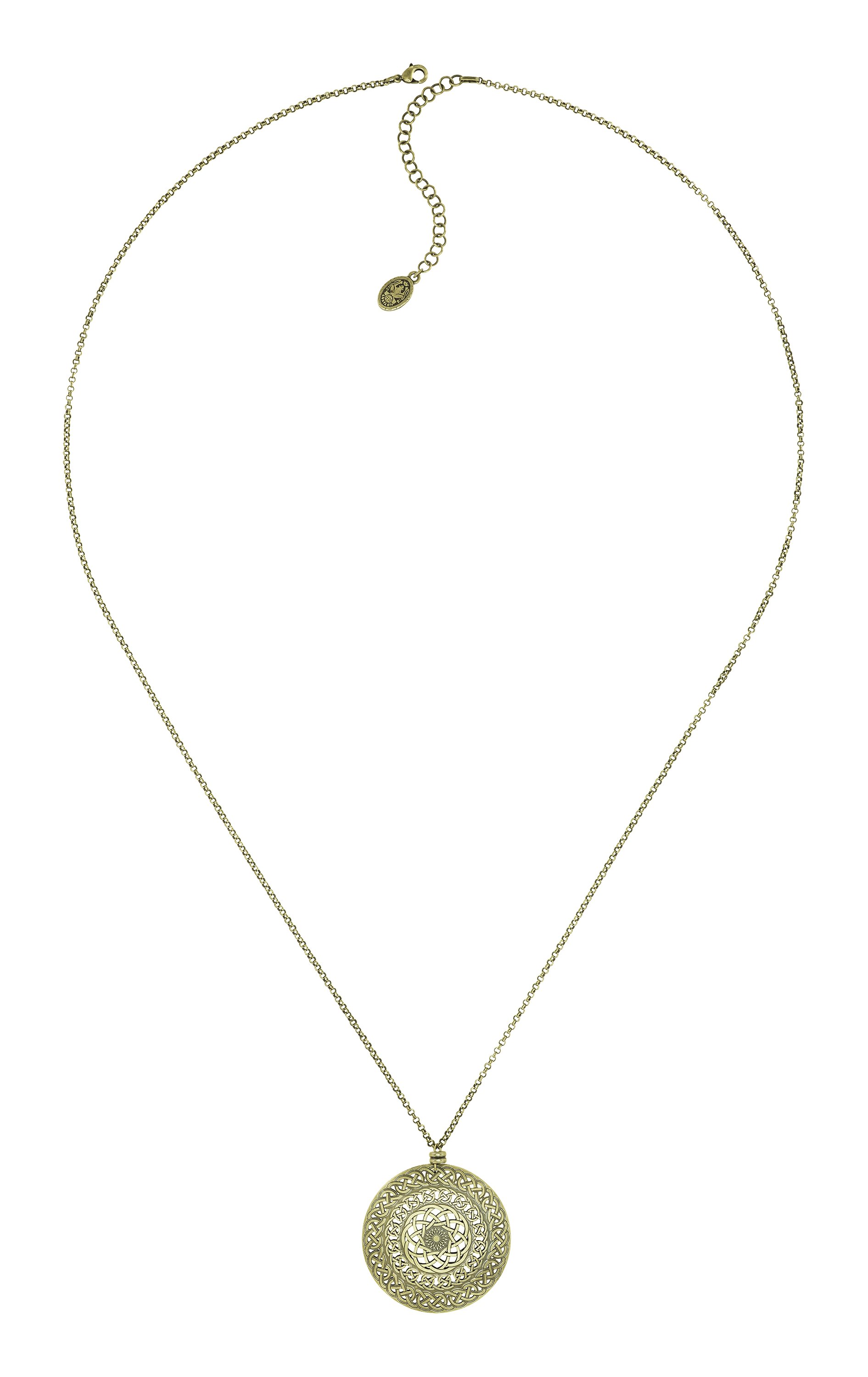 image pour Collier pendant (long) Shades of Light Laiton  