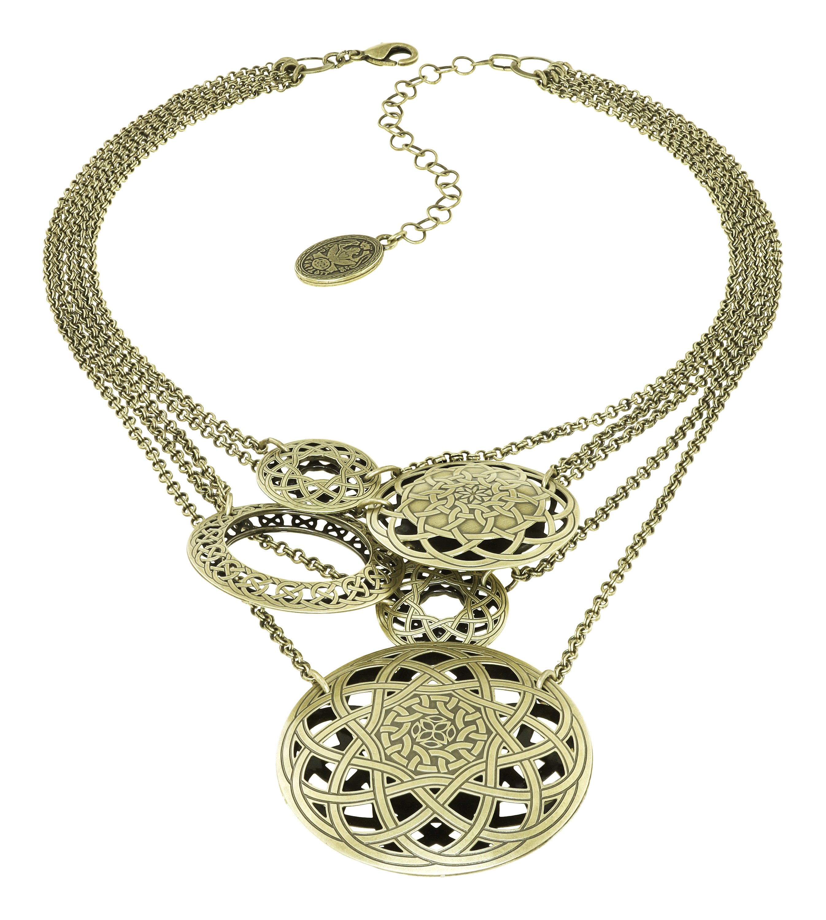 image for Necklace Shades of Light Brass  