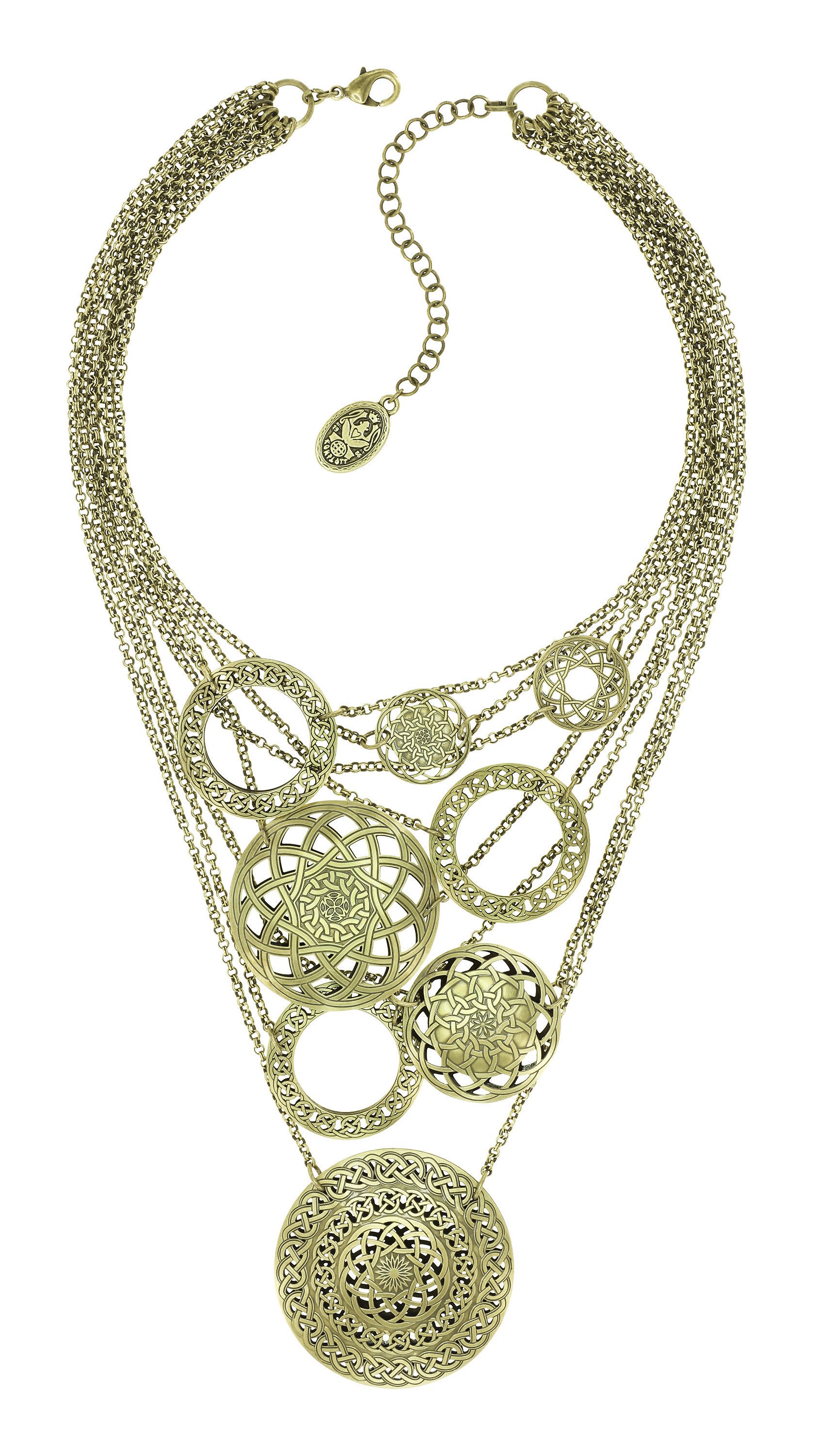 Bild für Halskette Collier Shades of Light Messing  