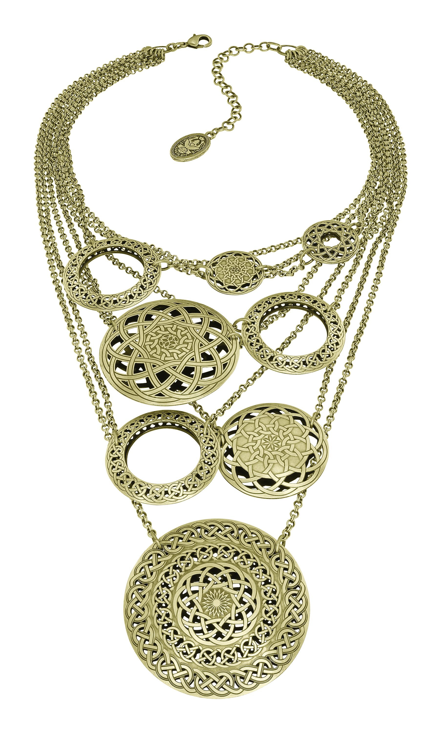 Bild für Halskette Collier Shades of Light Messing  