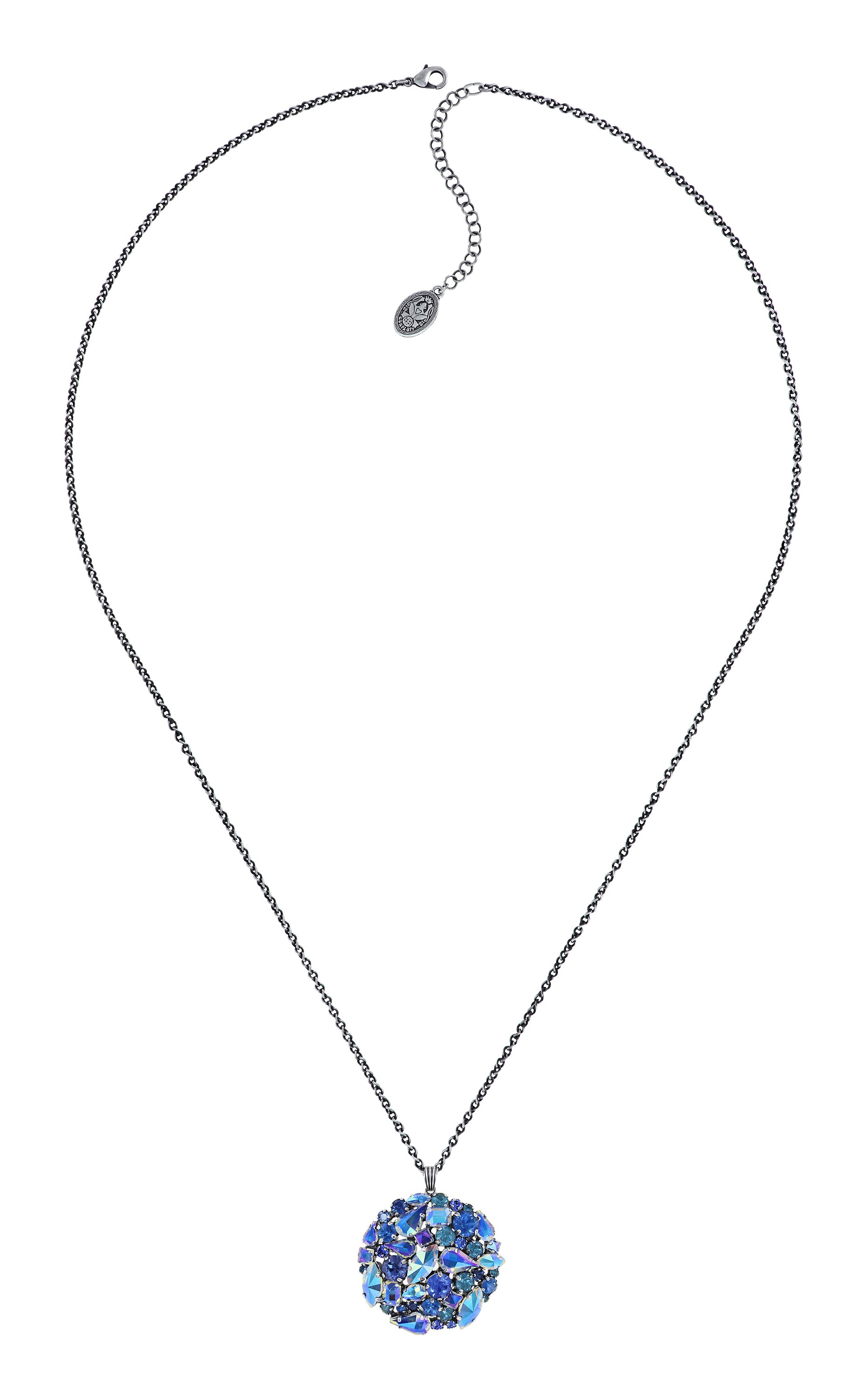 image for Necklace Pendant (Long) Ballroom Blue  size L