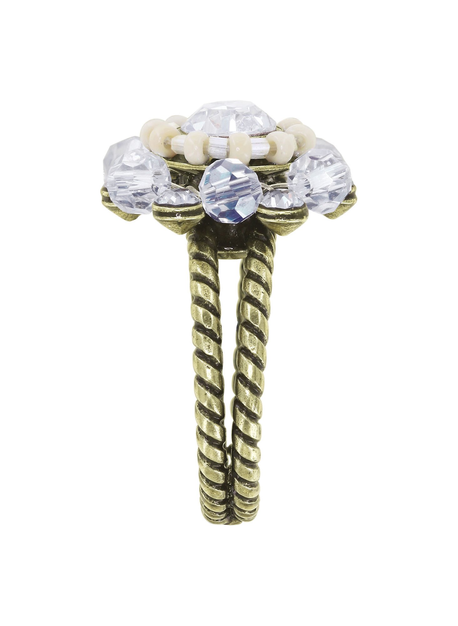 image for Ring Heart Beat White  