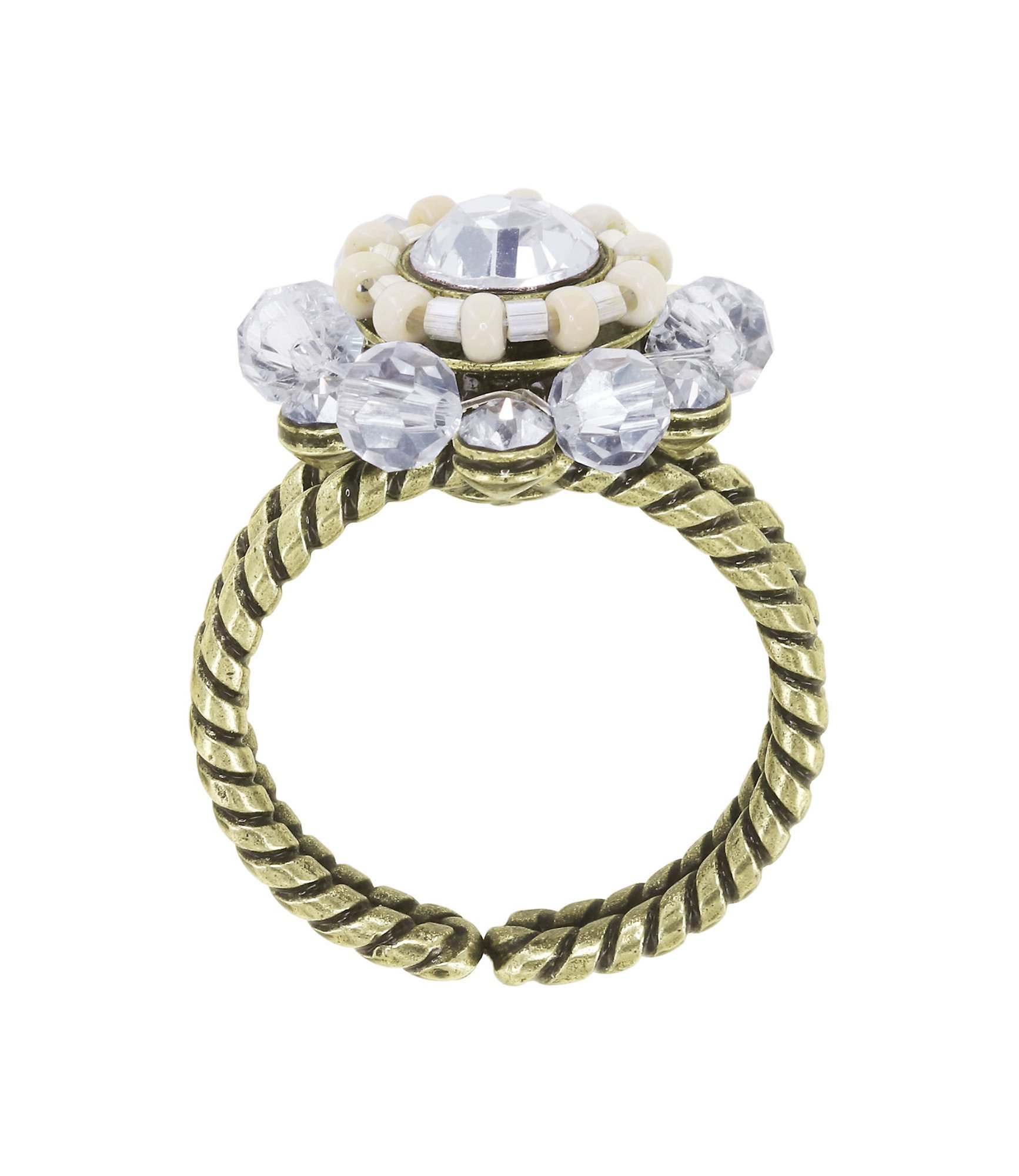 image for Ring Heart Beat White  