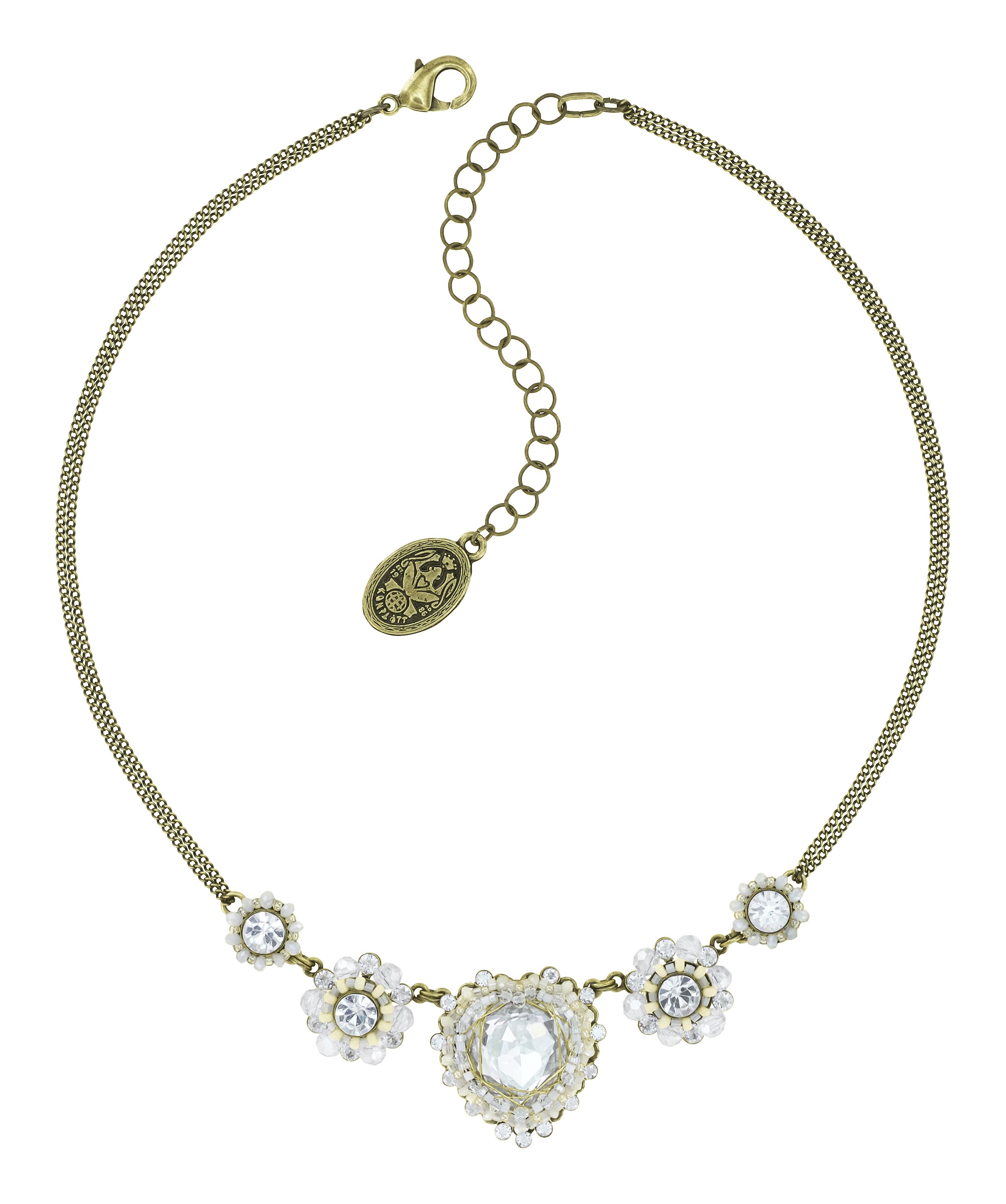 image pour Collier Heart Beat Blanc  